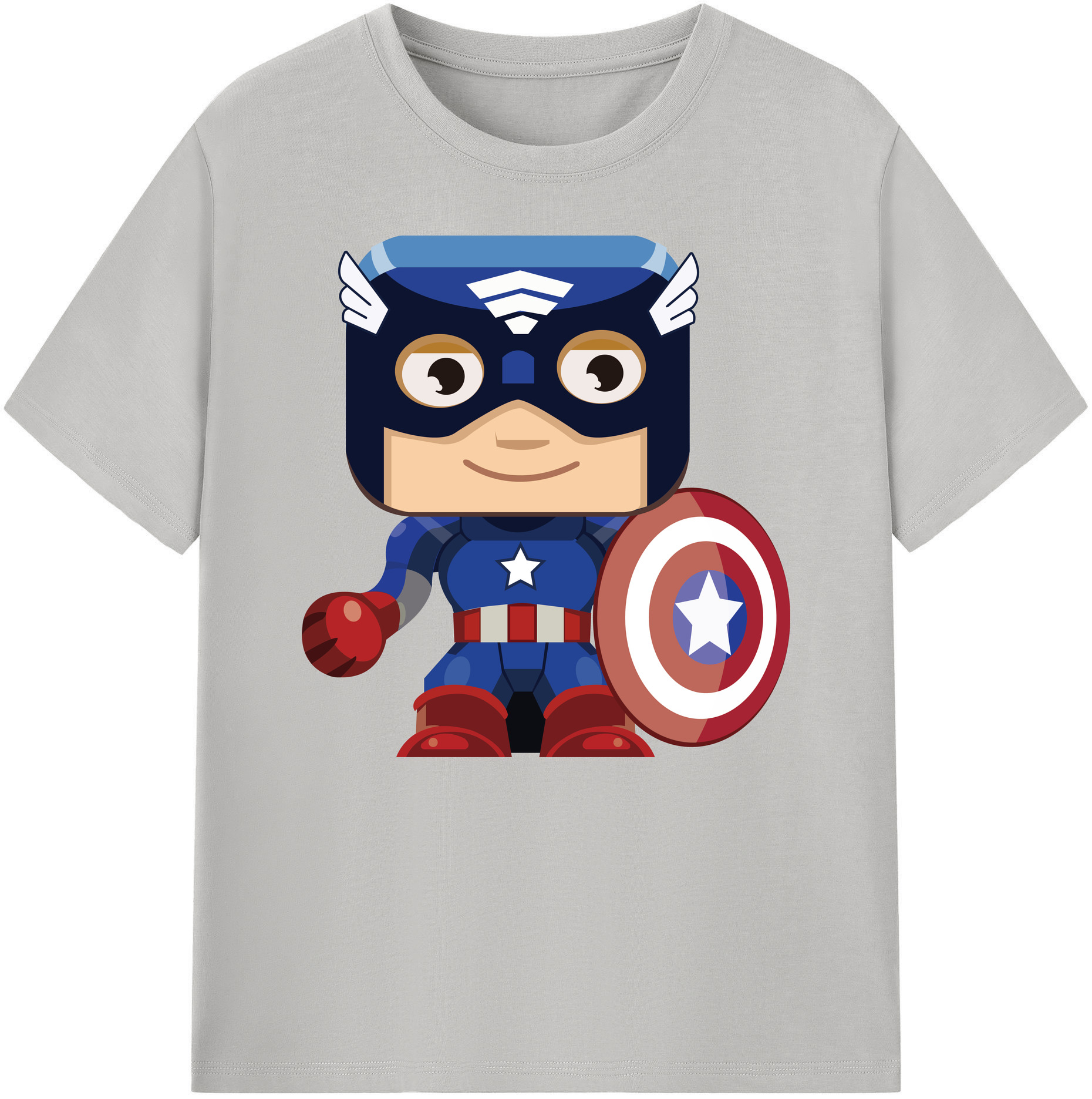 （画像用） アベンジャーズ The Avengers 綿100％ メンズ半袖Tシャツ｜肌触りやわらか＆通気性