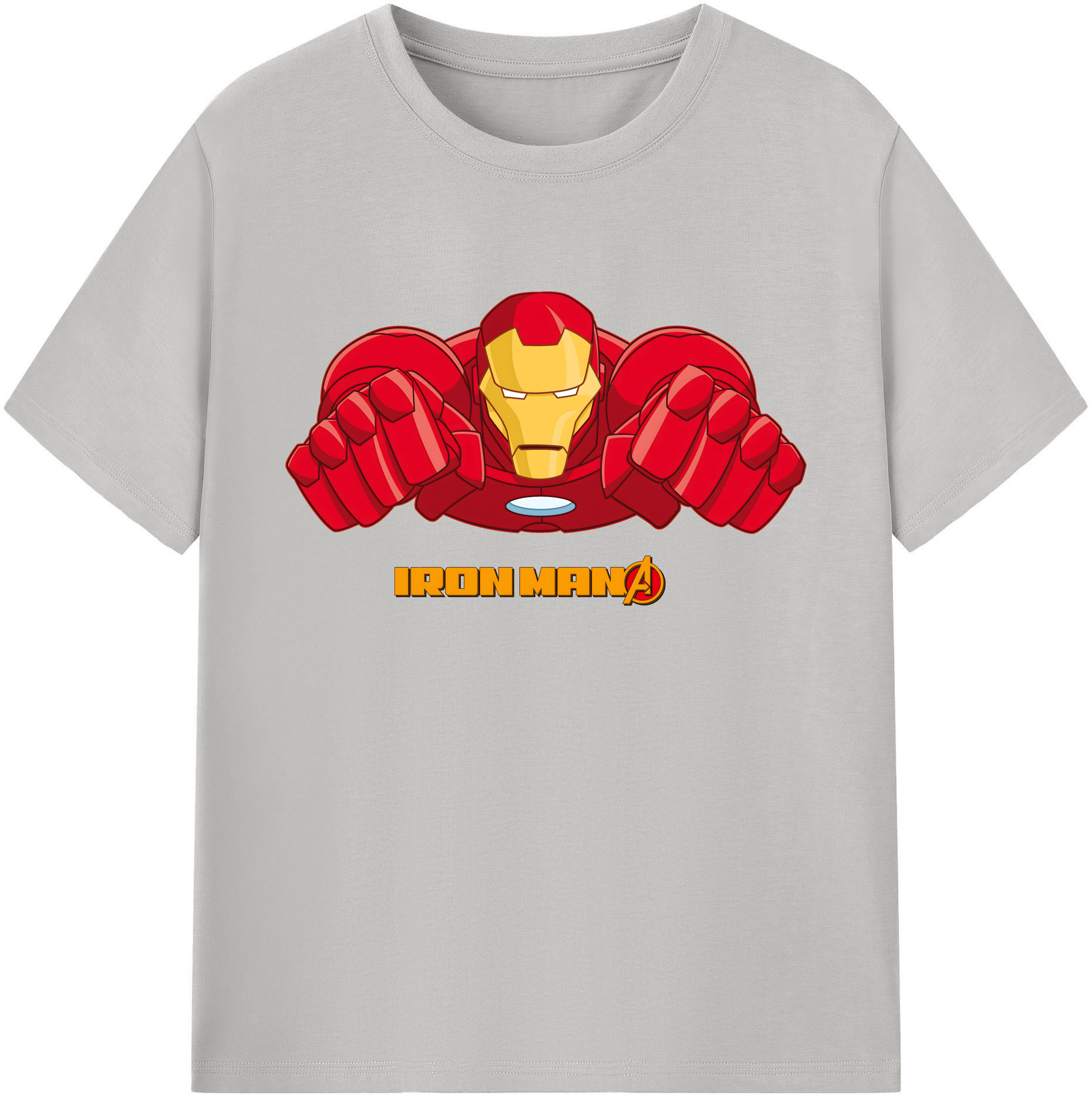 （画像用） アベンジャーズ The Avengers 綿100％ メンズ半袖Tシャツ｜肌触りやわらか＆通気性