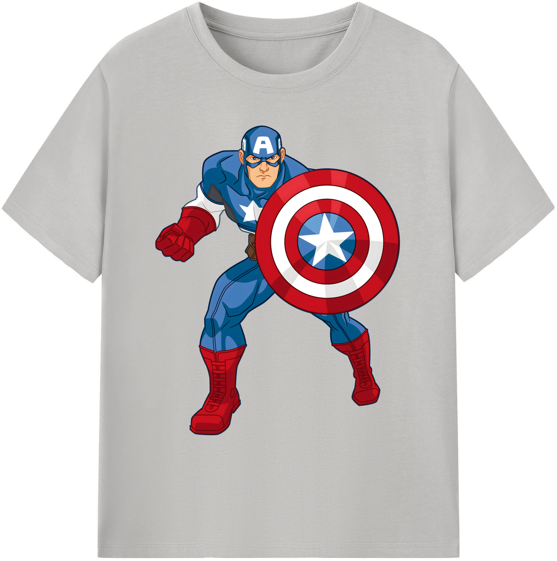 （画像用） アベンジャーズ The Avengers 綿100％ メンズ半袖Tシャツ｜肌触りやわらか＆通気性