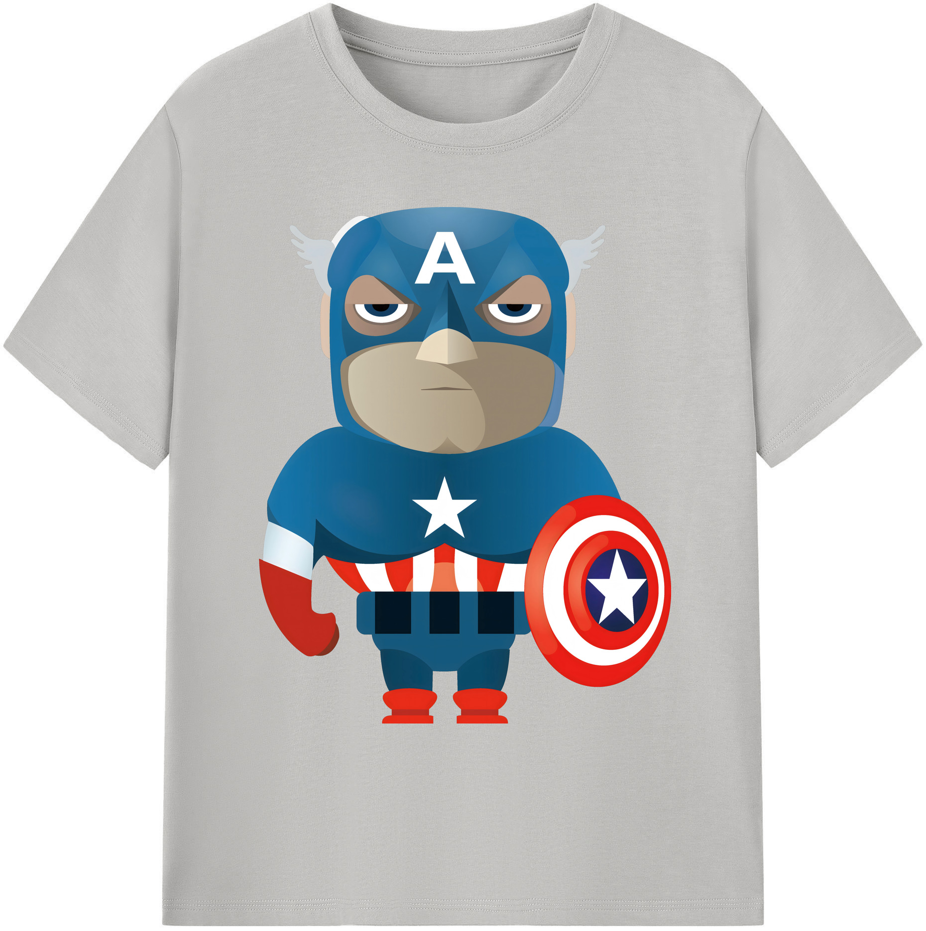 （画像用） アベンジャーズ The Avengers 綿100％ メンズ半袖Tシャツ｜肌触りやわらか＆通気性