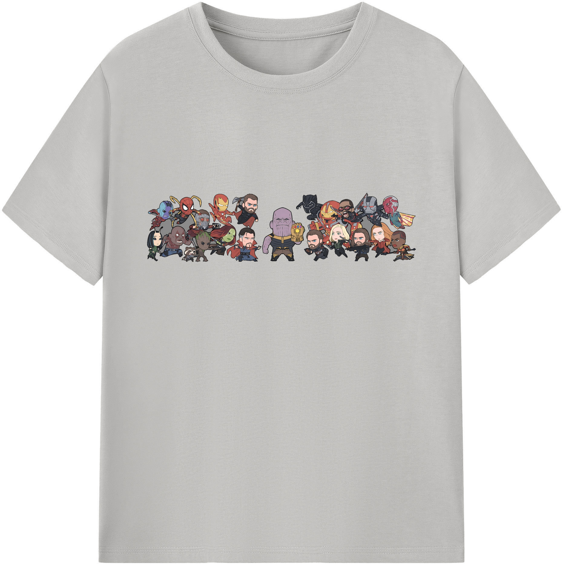 （画像用） アベンジャーズ The Avengers 綿100％ メンズ半袖Tシャツ｜肌触りやわらか＆通気性