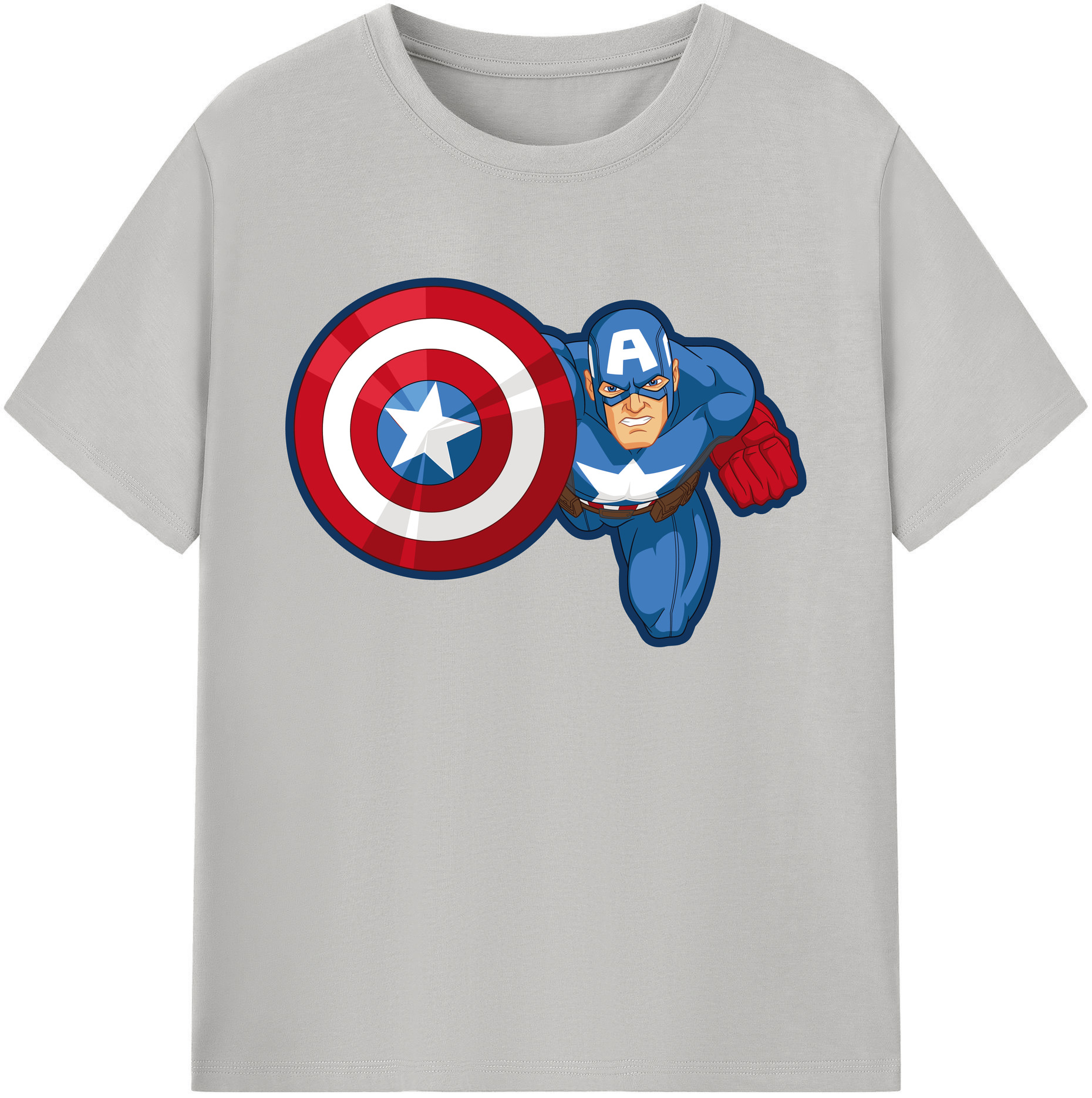 （画像用） アベンジャーズ The Avengers 綿100％ メンズ半袖Tシャツ｜肌触りやわらか＆通気性