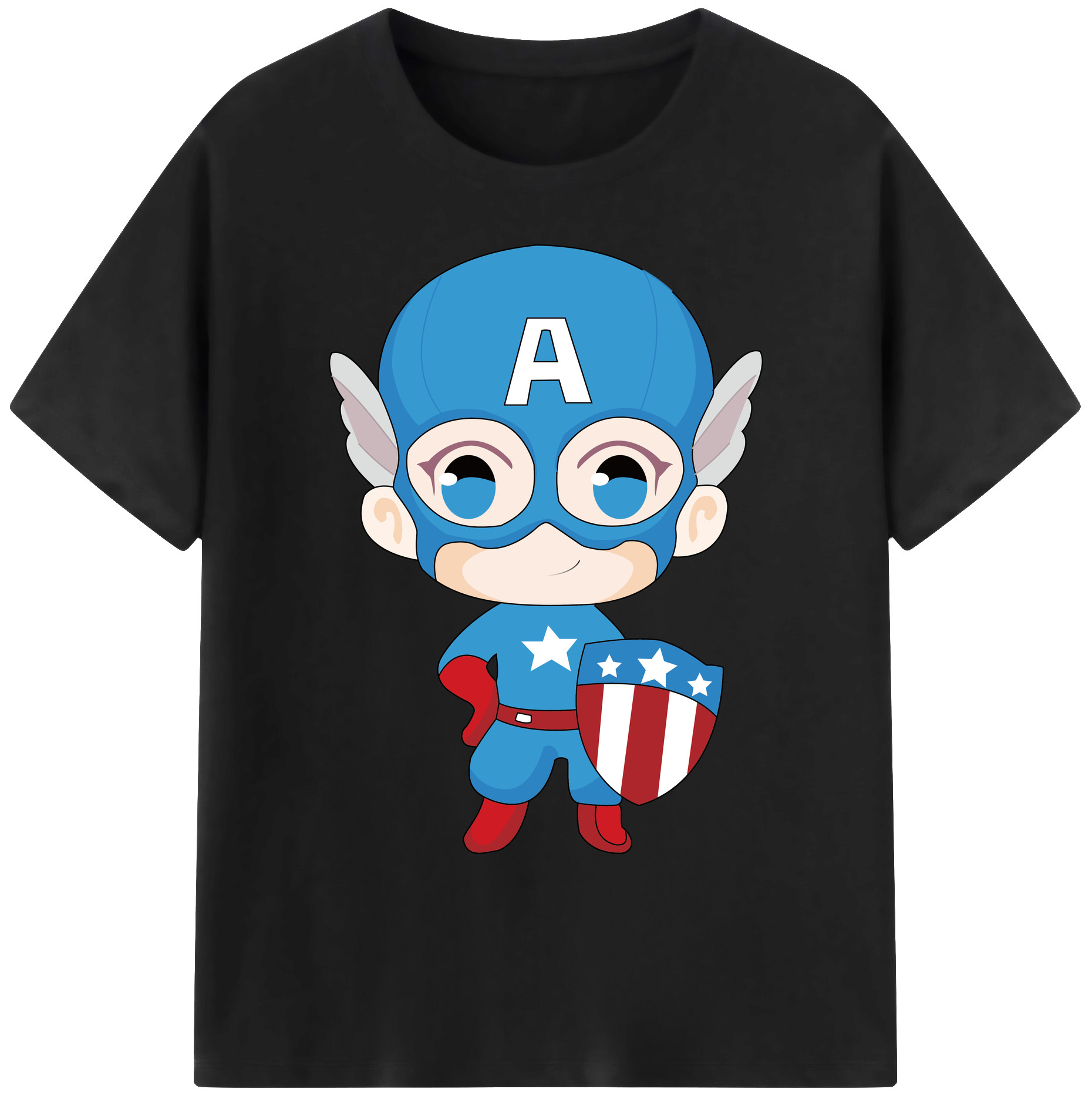 （画像用） アベンジャーズ The Avengers 綿100％ メンズ半袖Tシャツ｜肌触りやわらか＆通気性