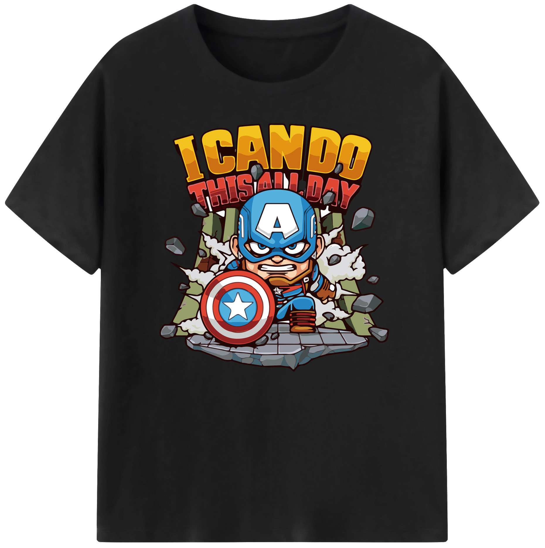 （画像用） アベンジャーズ The Avengers 綿100％ メンズ半袖Tシャツ｜肌触りやわらか＆通気性