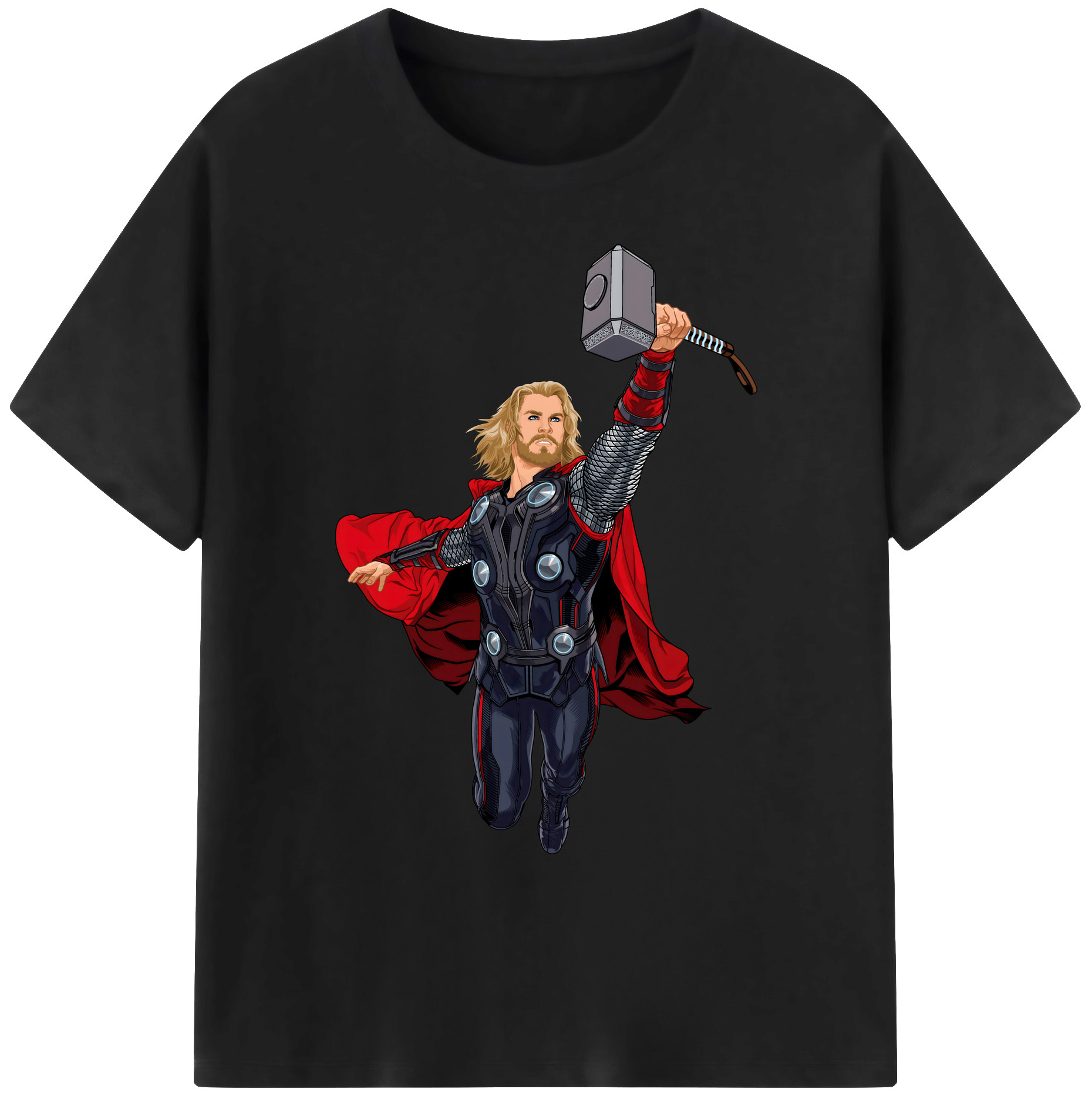 （画像用） アベンジャーズ The Avengers 綿100％ メンズ半袖Tシャツ｜肌触りやわらか＆通気性