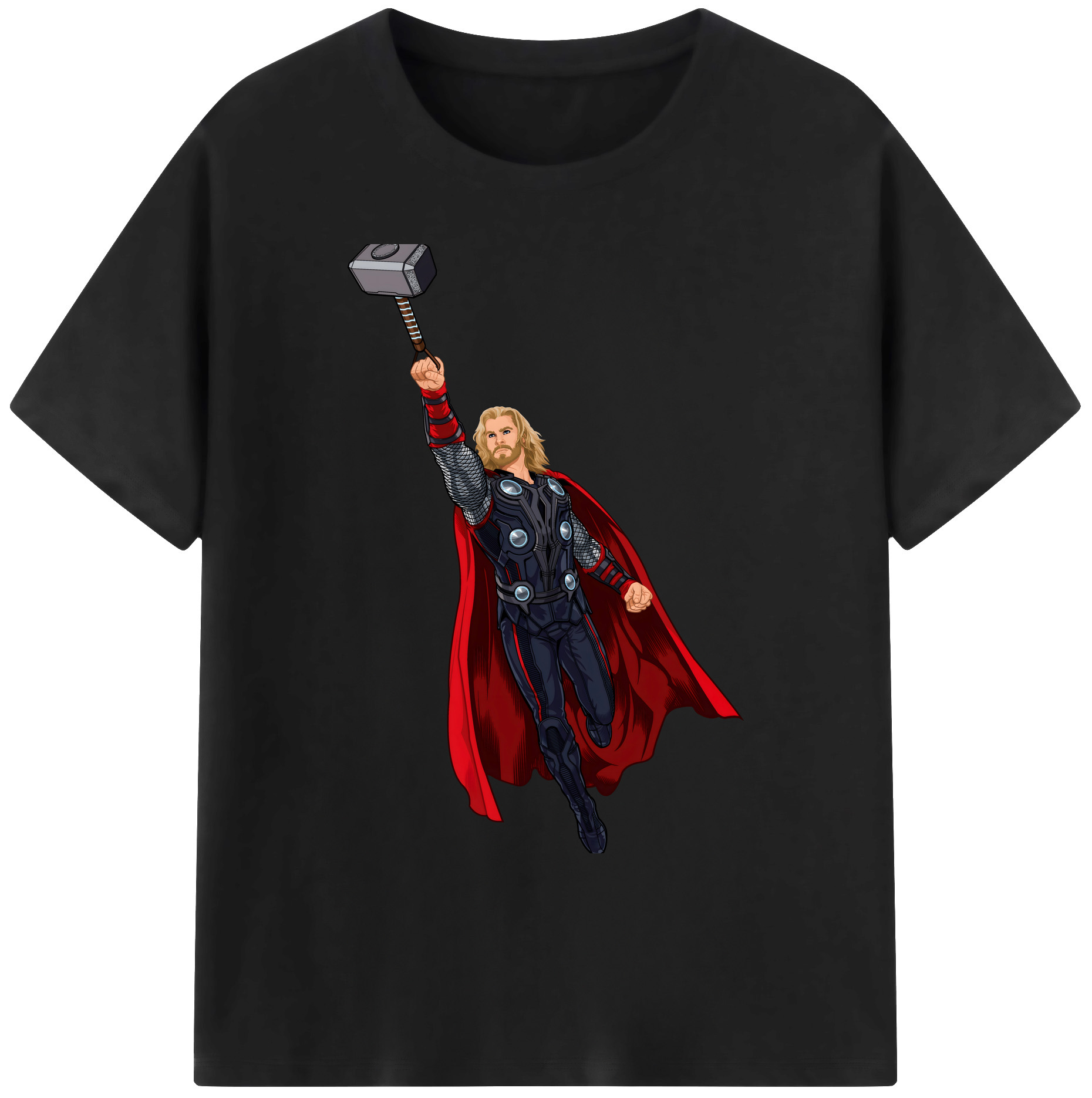 （画像用） アベンジャーズ The Avengers 綿100％ メンズ半袖Tシャツ｜肌触りやわらか＆通気性