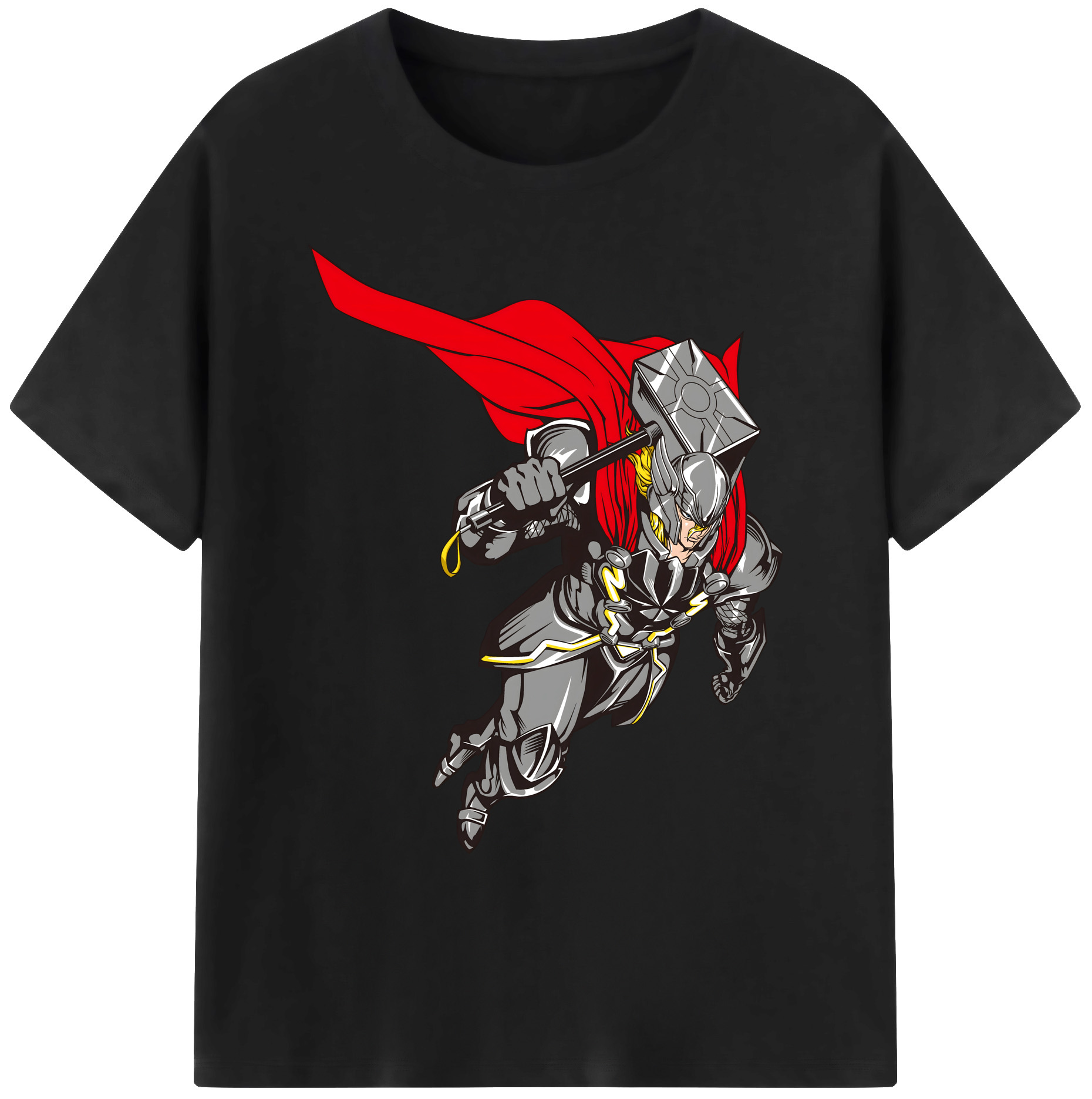 （画像用） アベンジャーズ The Avengers 綿100％ メンズ半袖Tシャツ｜肌触りやわらか＆通気性