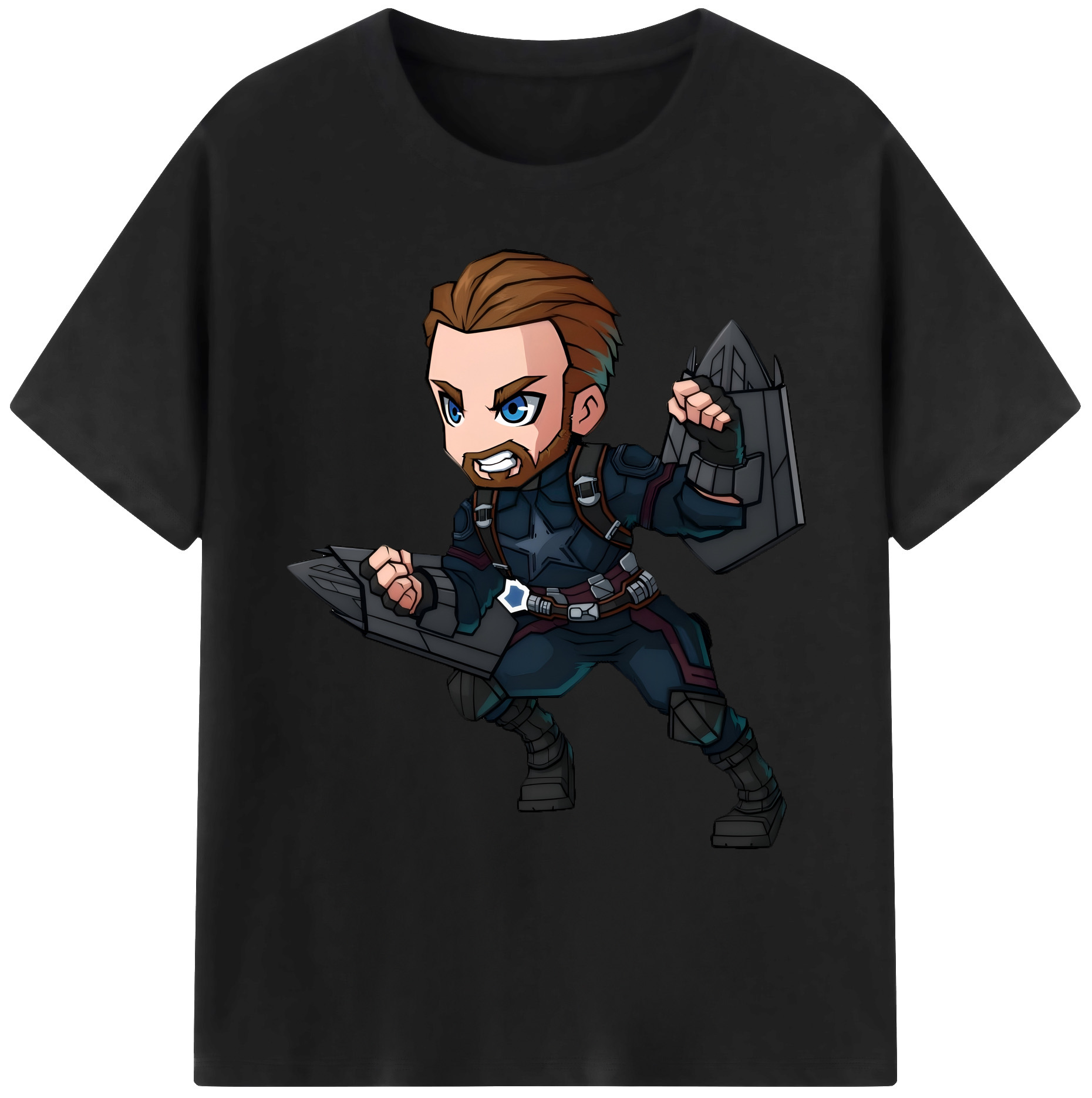 （画像用） アベンジャーズ The Avengers 綿100％ メンズ半袖Tシャツ｜肌触りやわらか＆通気性