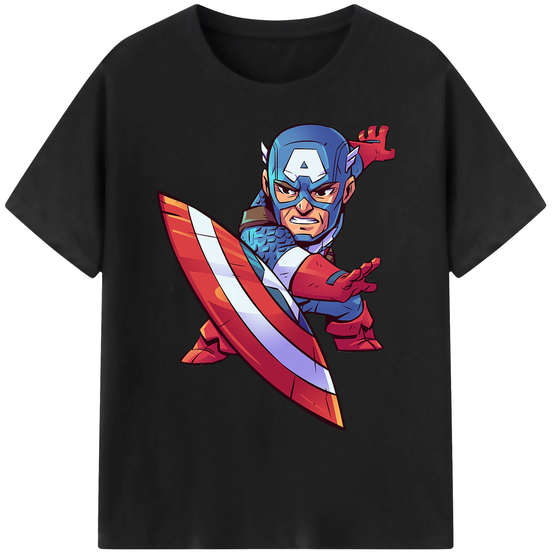 （画像用） アベンジャーズ The Avengers 綿100％ メンズ半袖Tシャツ｜肌触りやわらか＆通気性