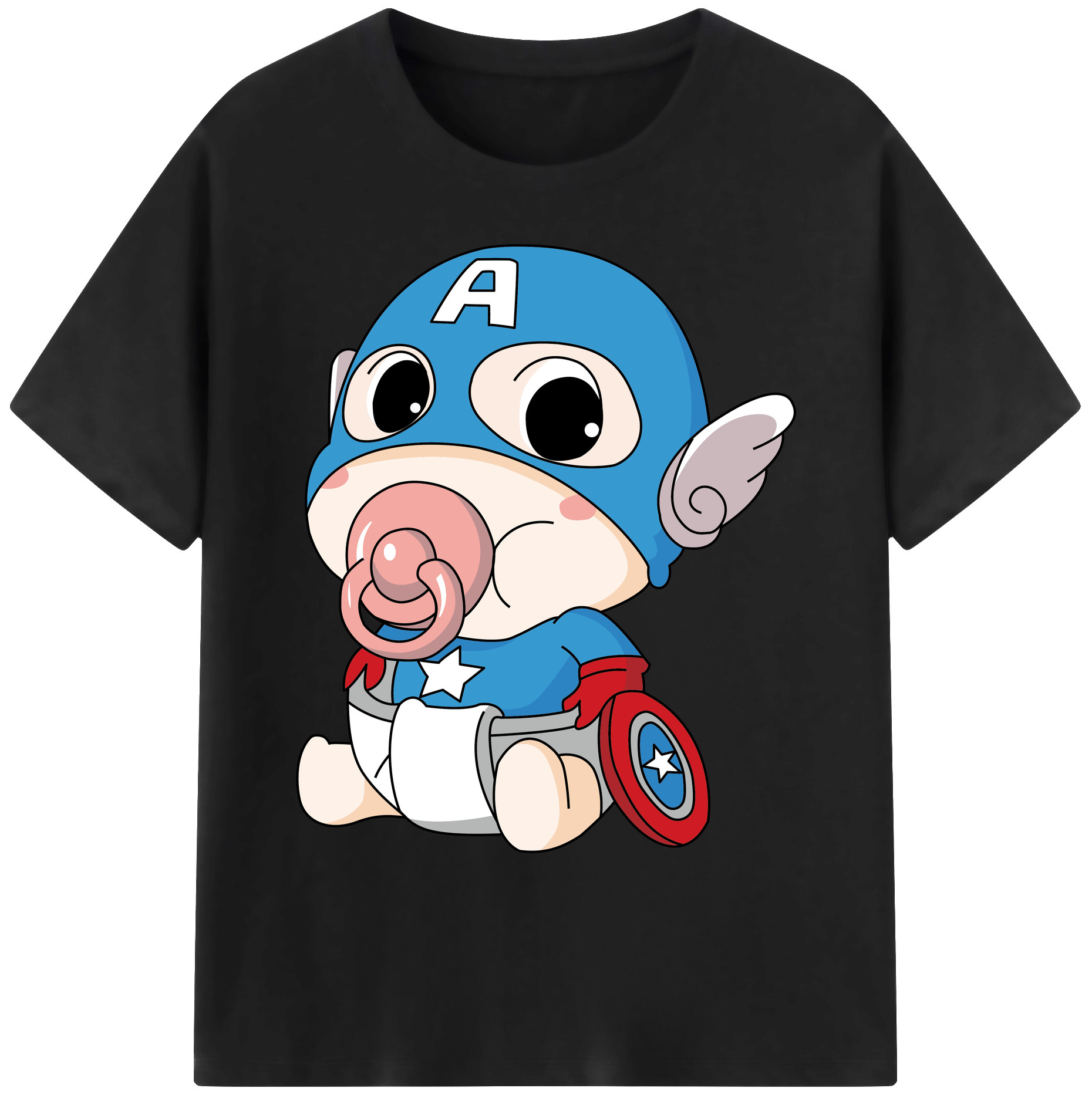 （画像用） アベンジャーズ The Avengers 綿100％ メンズ半袖Tシャツ｜肌触りやわらか＆通気性