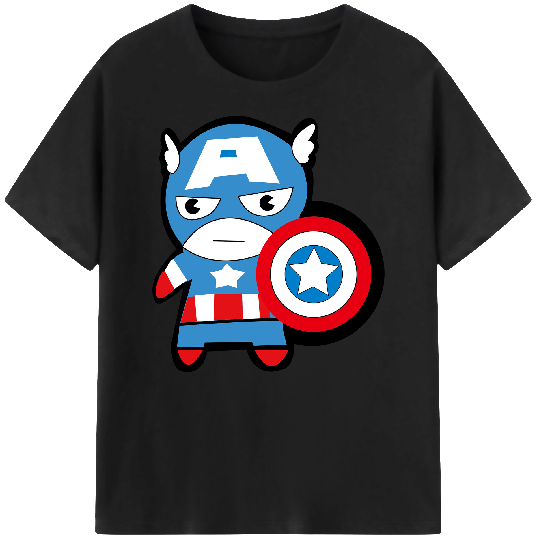 （画像用） アベンジャーズ The Avengers 綿100％ メンズ半袖Tシャツ｜肌触りやわらか＆通気性