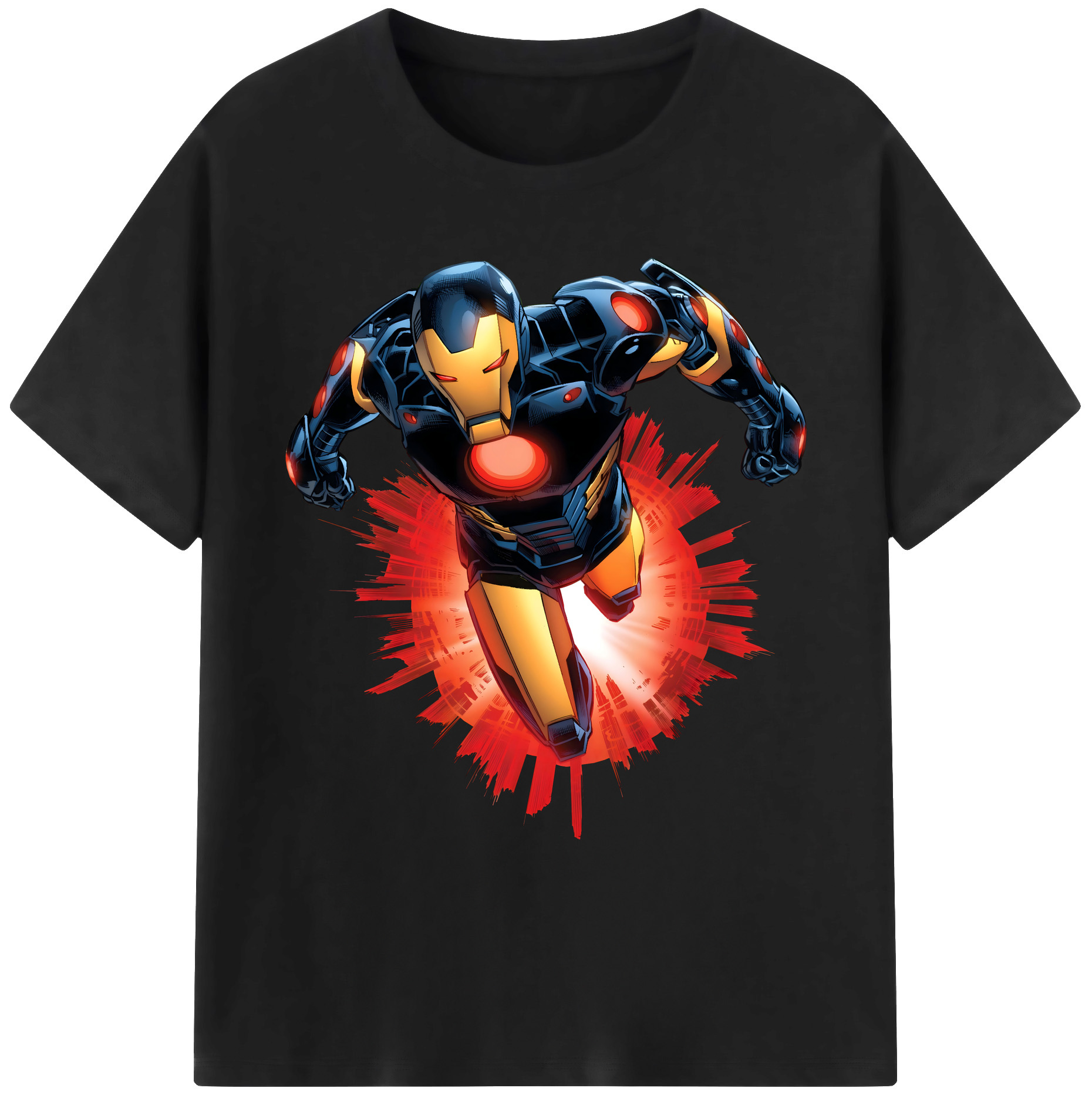 （画像用） アベンジャーズ The Avengers 綿100％ メンズ半袖Tシャツ｜肌触りやわらか＆通気性