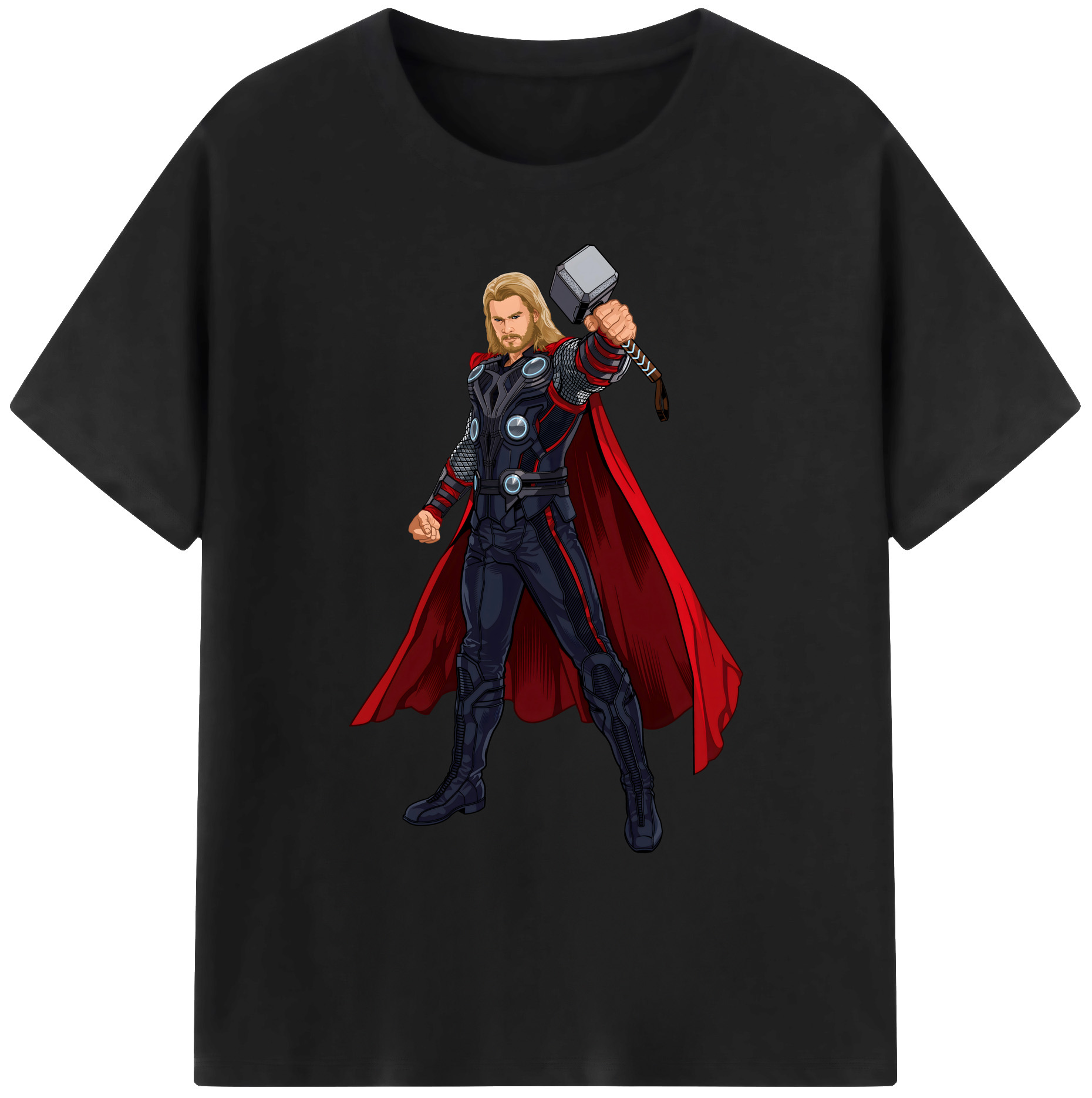 （画像用） アベンジャーズ The Avengers 綿100％ メンズ半袖Tシャツ｜肌触りやわらか＆通気性