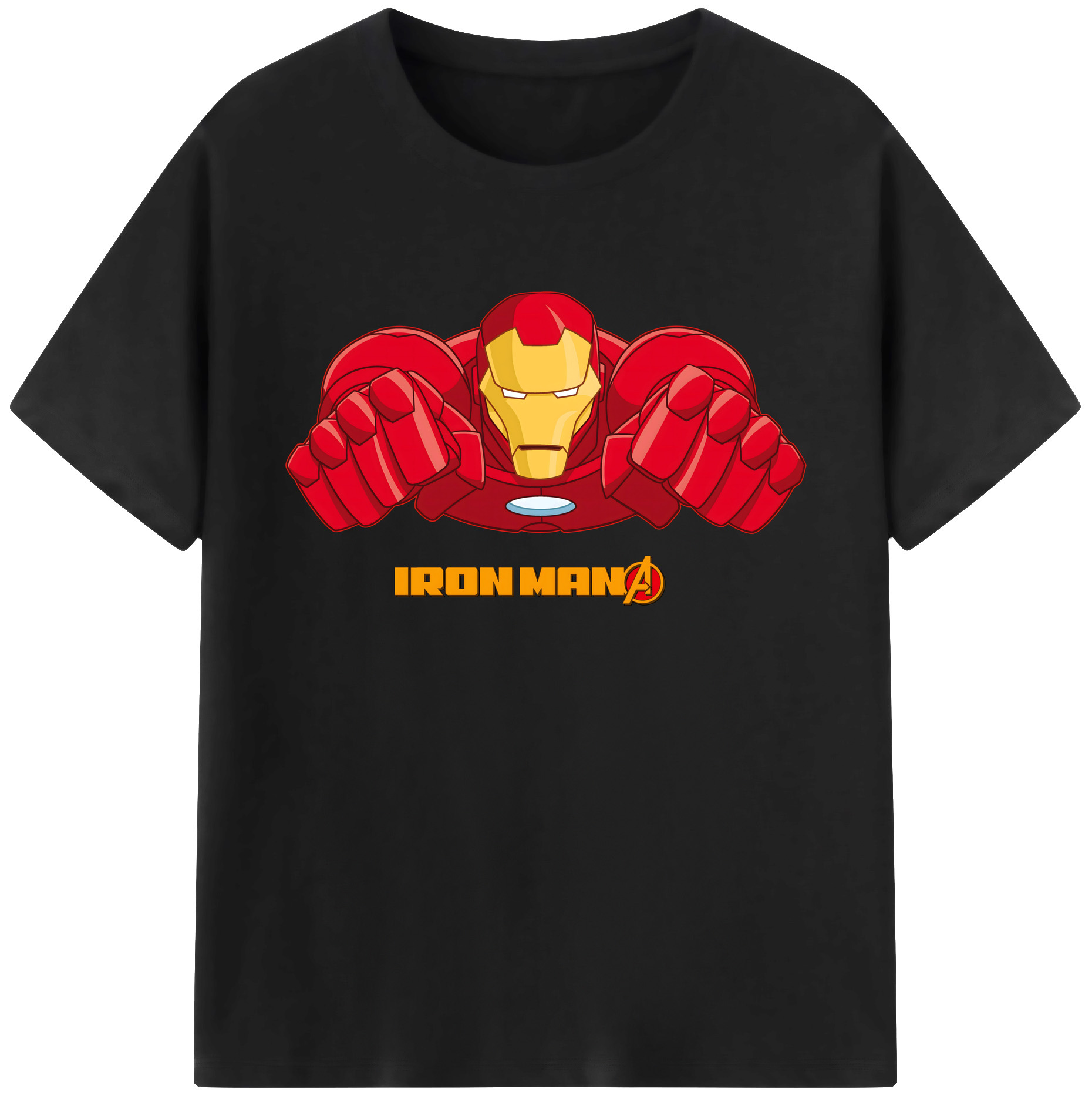 （画像用） アベンジャーズ The Avengers 綿100％ メンズ半袖Tシャツ｜肌触りやわらか＆通気性