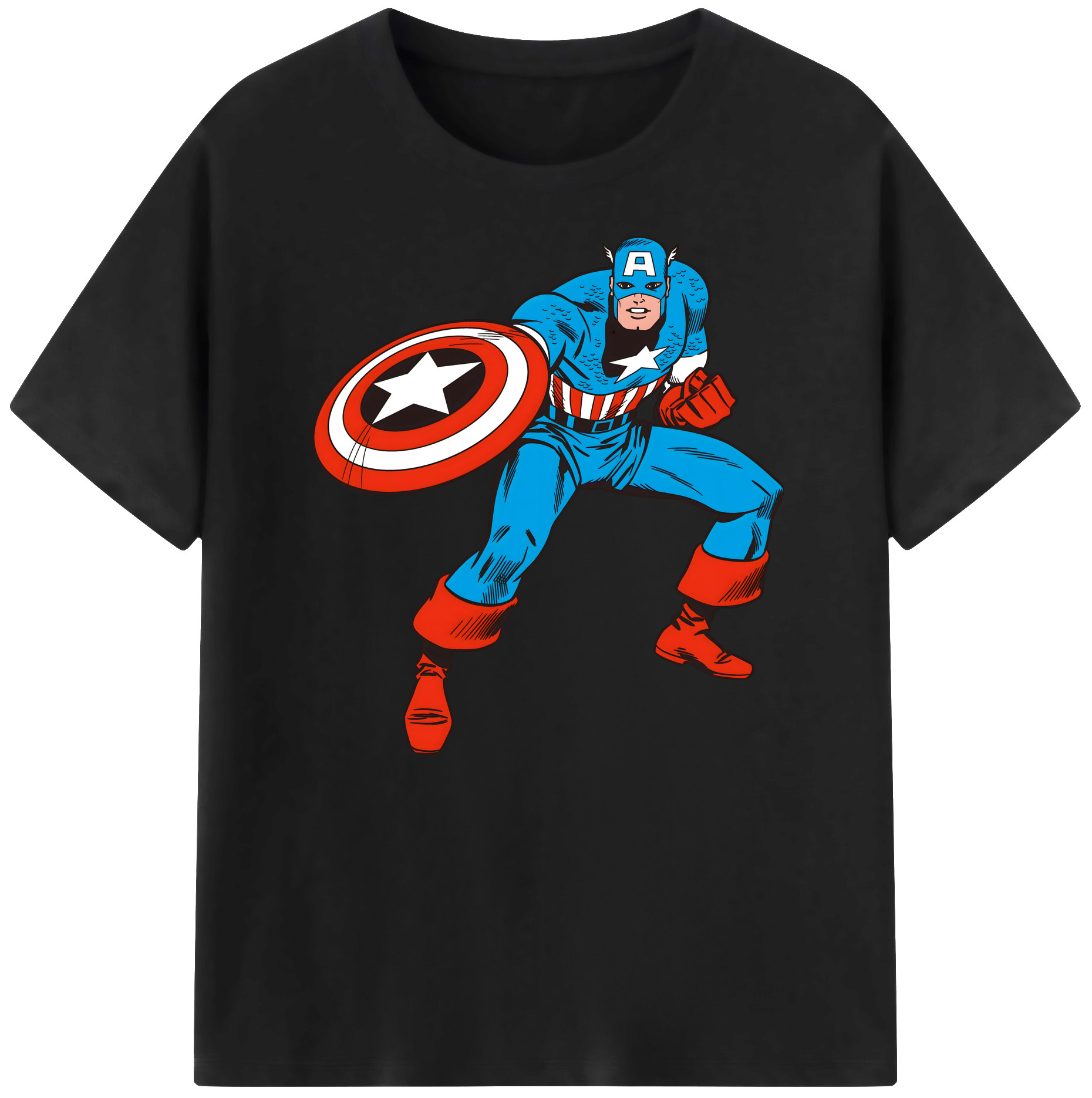 （画像用） アベンジャーズ The Avengers 綿100％ メンズ半袖Tシャツ｜肌触りやわらか＆通気性