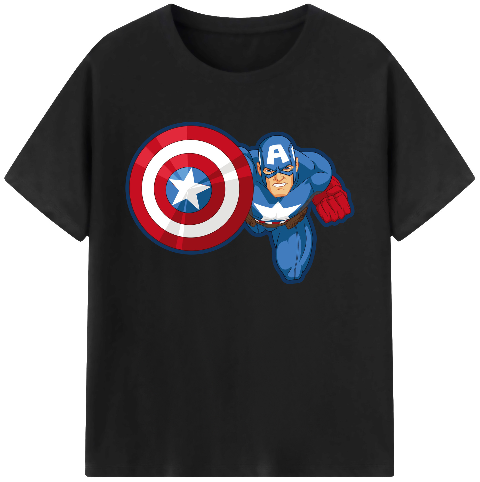 （画像用） アベンジャーズ The Avengers 綿100％ メンズ半袖Tシャツ｜肌触りやわらか＆通気性