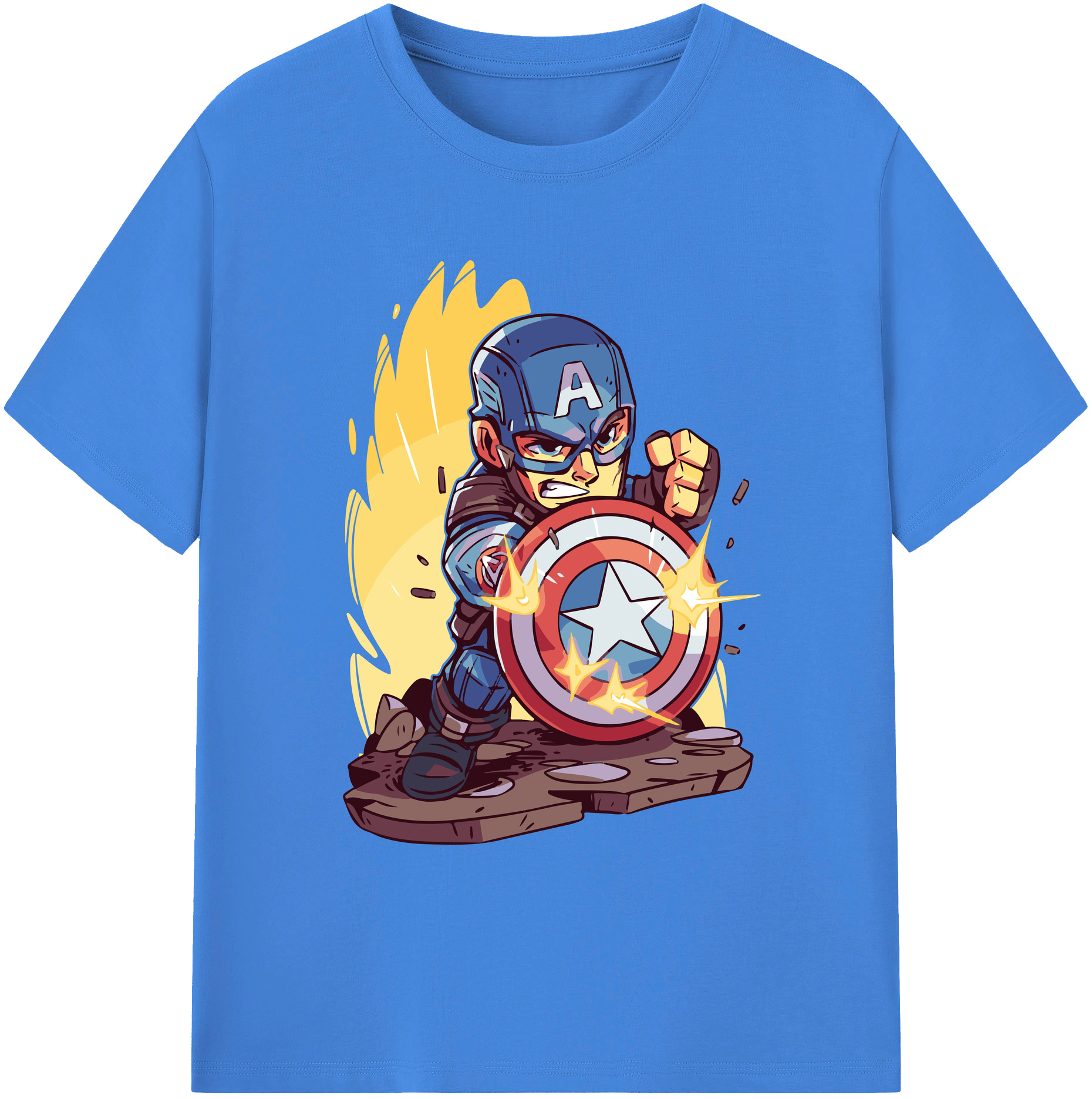 （画像用） アベンジャーズ The Avengers 綿100％ メンズ半袖Tシャツ｜肌触りやわらか＆通気性