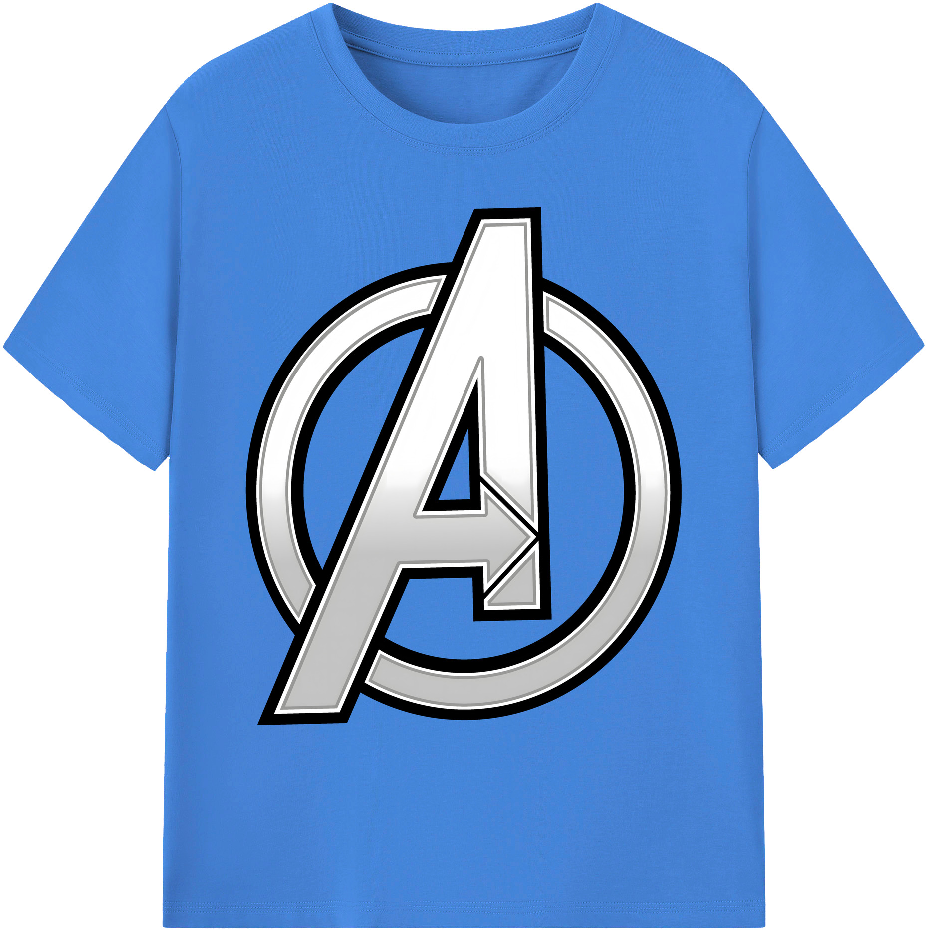 （画像用） アベンジャーズ The Avengers 綿100％ メンズ半袖Tシャツ｜肌触りやわらか＆通気性