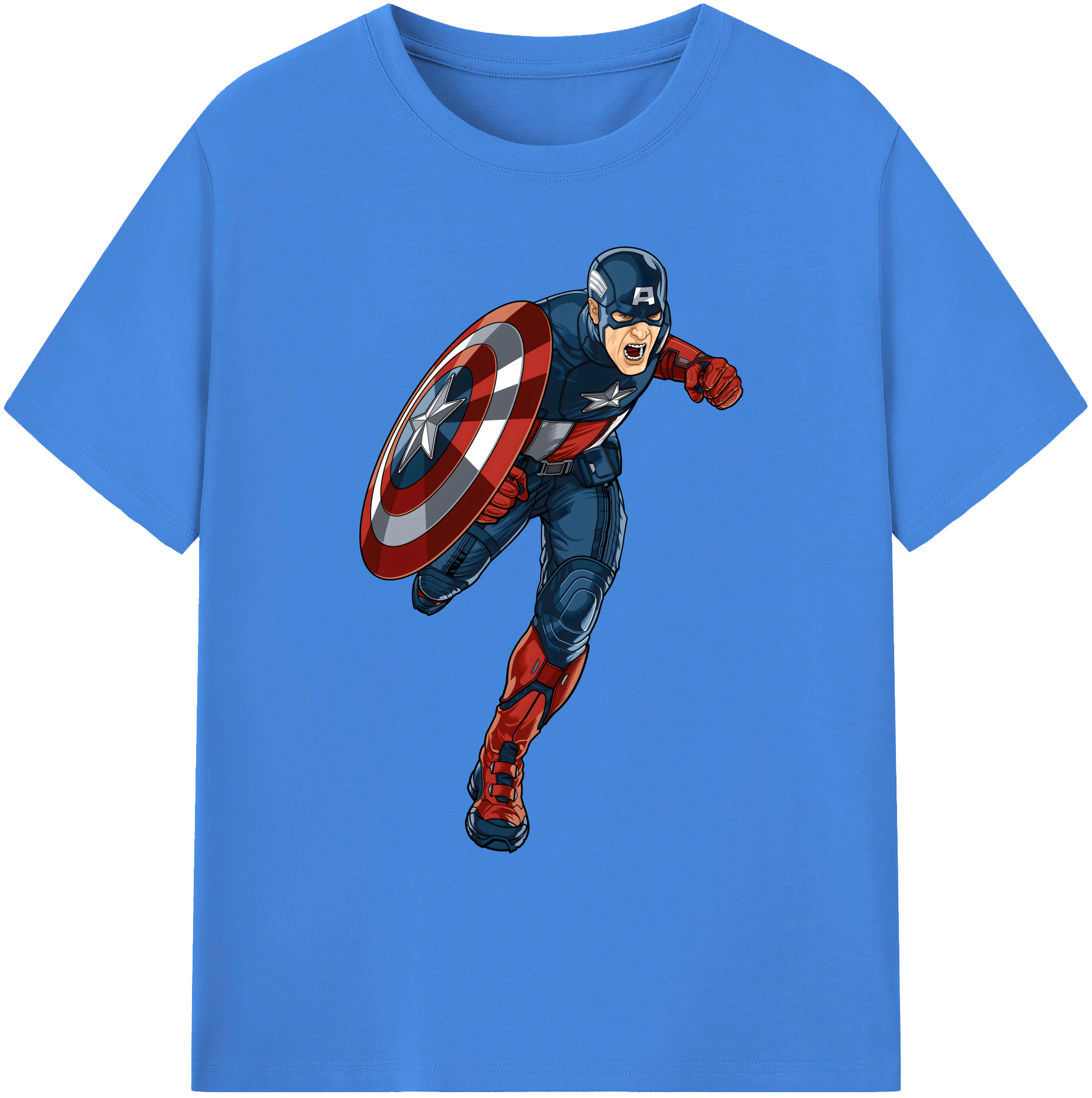 （画像用） アベンジャーズ The Avengers 綿100％ メンズ半袖Tシャツ｜肌触りやわらか＆通気性