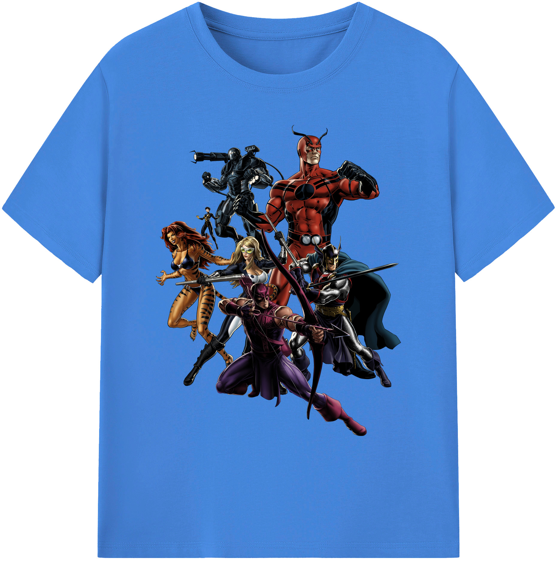 （画像用） アベンジャーズ The Avengers 綿100％ メンズ半袖Tシャツ｜肌触りやわらか＆通気性