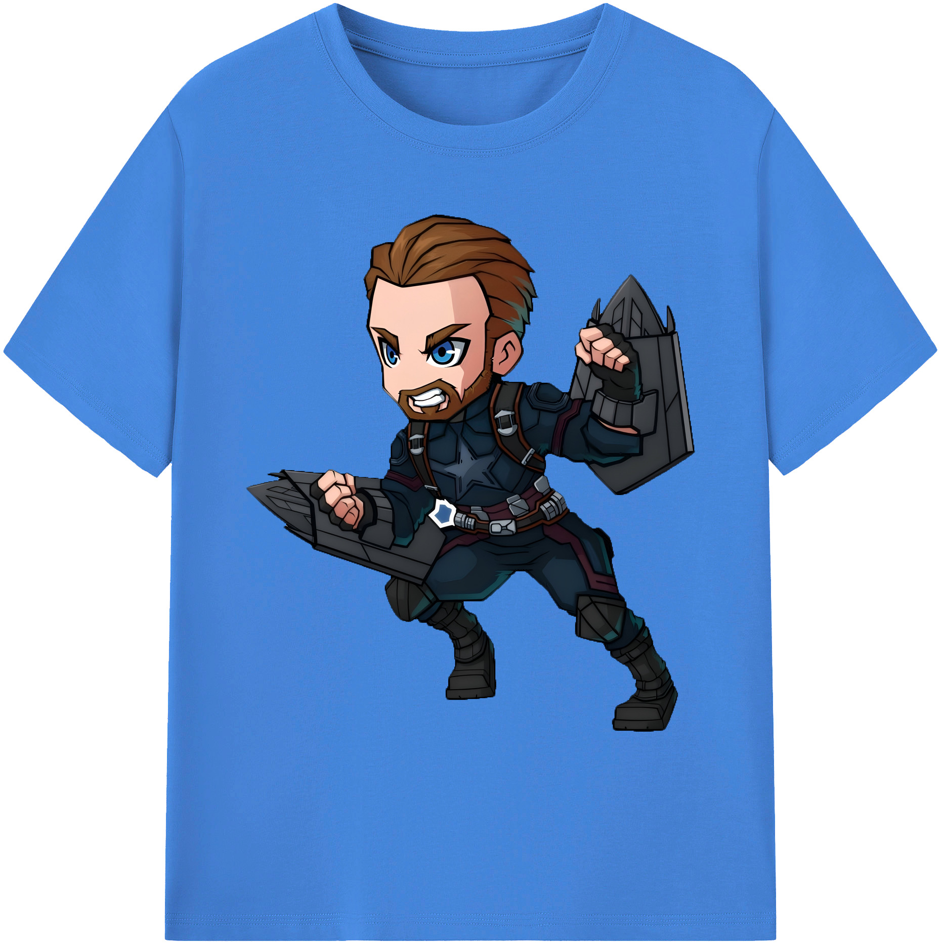 （画像用） アベンジャーズ The Avengers 綿100％ メンズ半袖Tシャツ｜肌触りやわらか＆通気性