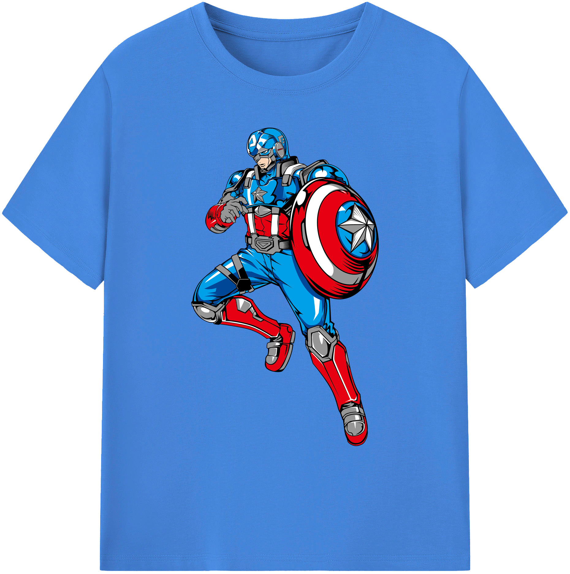 （画像用） アベンジャーズ The Avengers 綿100％ メンズ半袖Tシャツ｜肌触りやわらか＆通気性