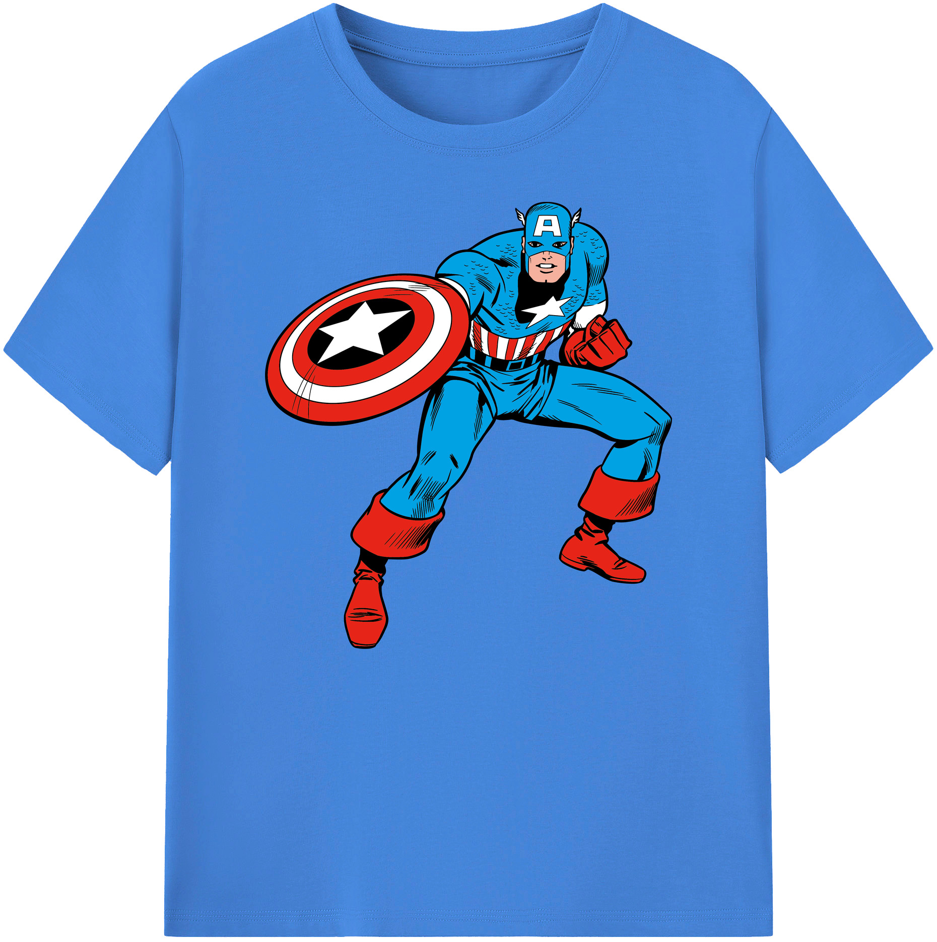 （画像用） アベンジャーズ The Avengers 綿100％ メンズ半袖Tシャツ｜肌触りやわらか＆通気性