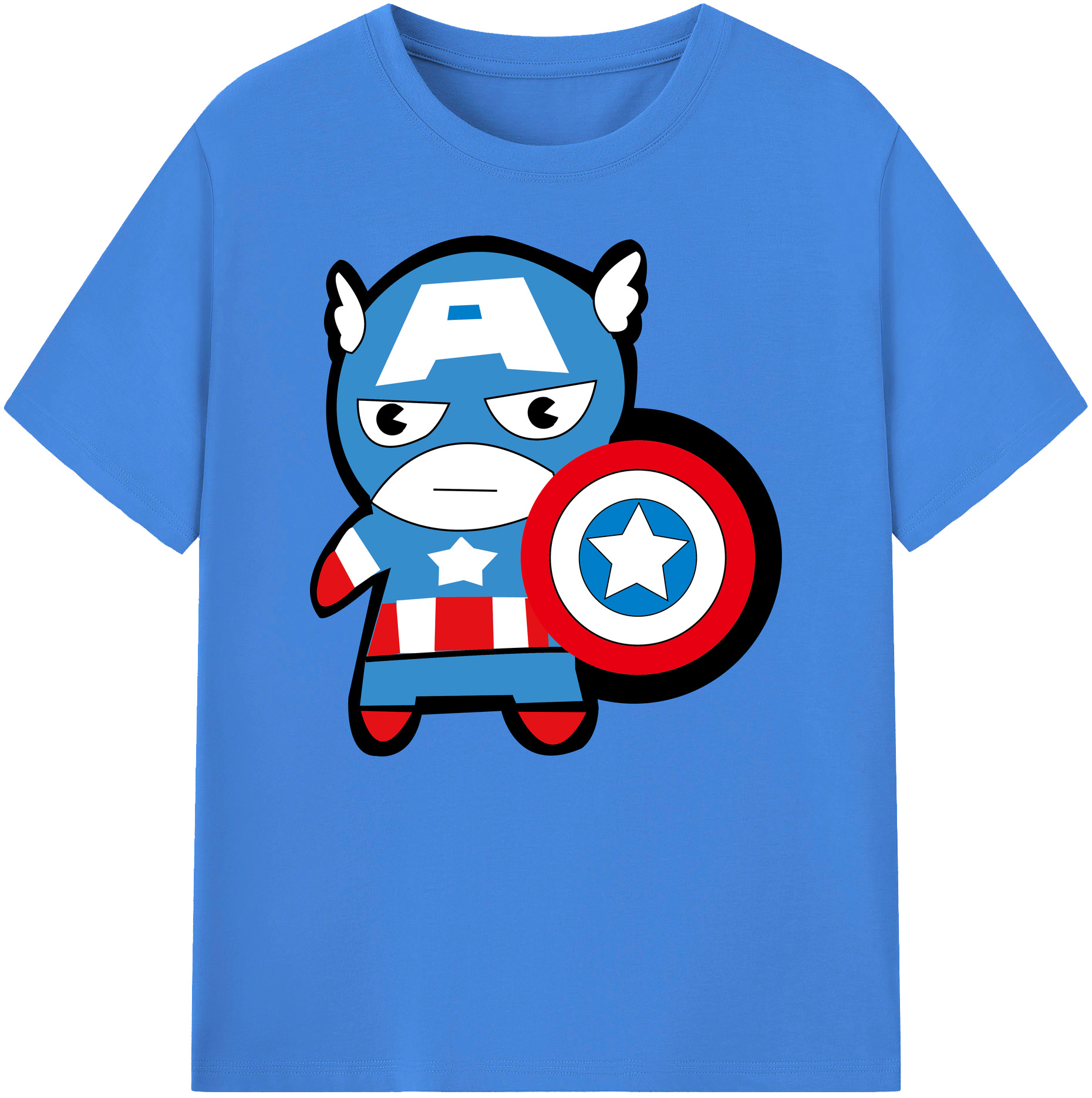 （画像用） アベンジャーズ The Avengers 綿100％ メンズ半袖Tシャツ｜肌触りやわらか＆通気性