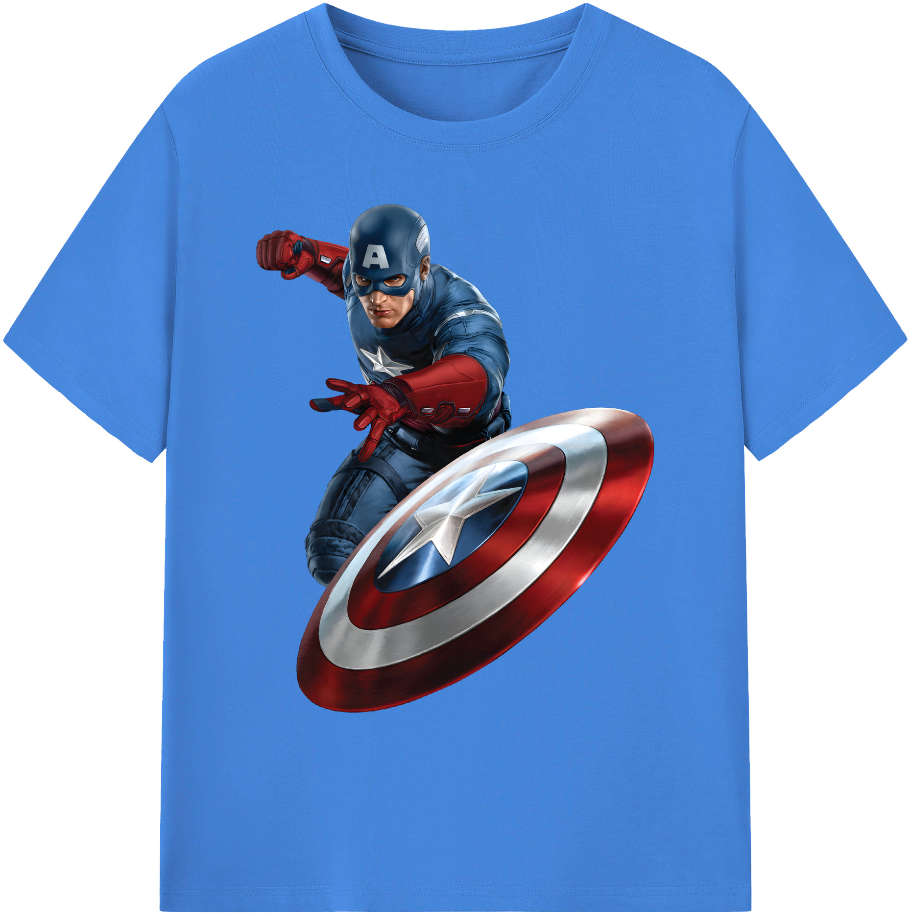 （画像用） アベンジャーズ The Avengers 綿100％ メンズ半袖Tシャツ｜肌触りやわらか＆通気性