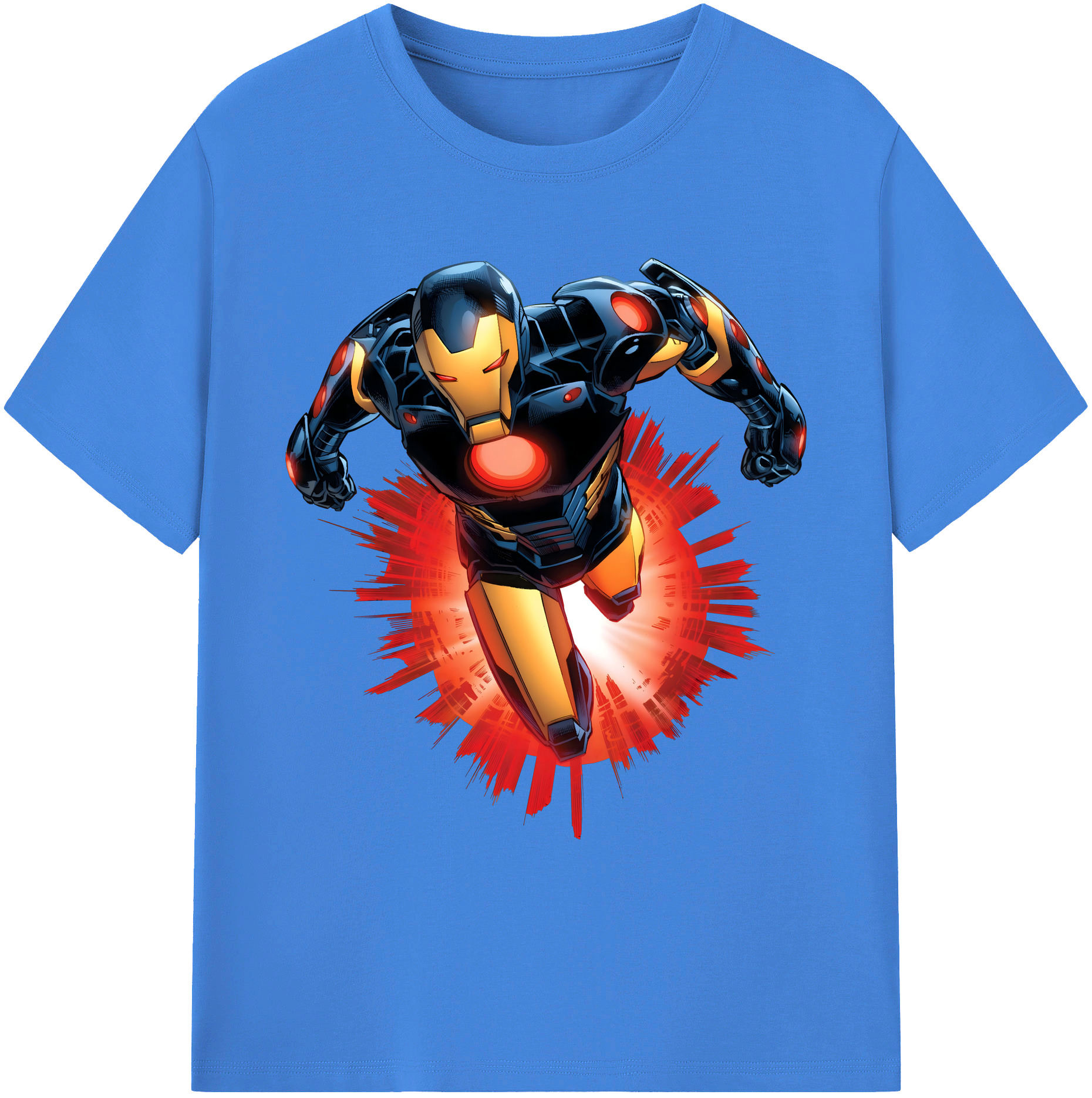 （画像用） アベンジャーズ The Avengers 綿100％ メンズ半袖Tシャツ｜肌触りやわらか＆通気性