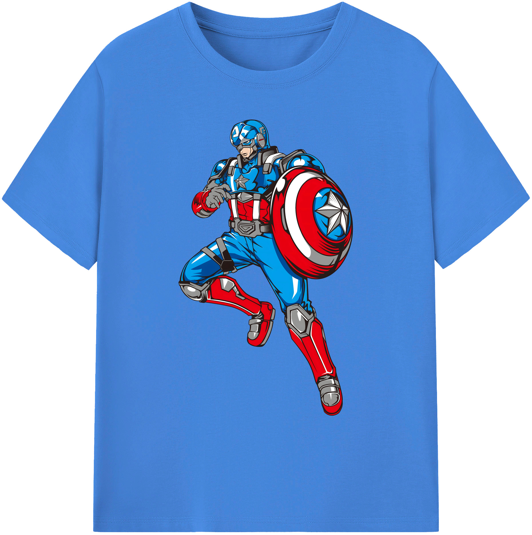 （画像用） アベンジャーズ The Avengers 綿100％ メンズ半袖Tシャツ｜肌触りやわらか＆通気性