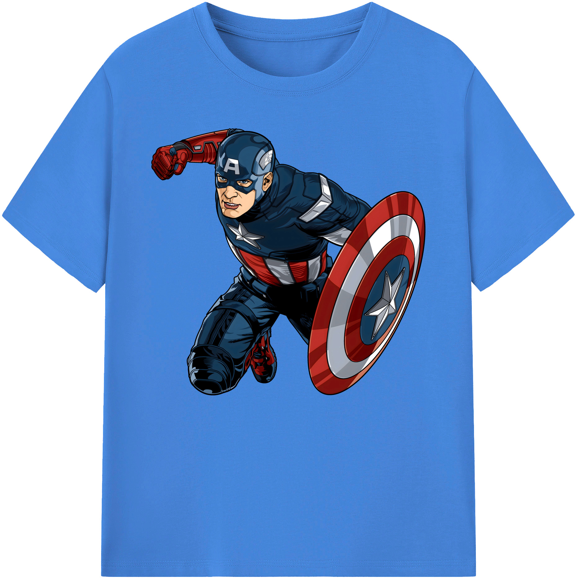 （画像用） アベンジャーズ The Avengers 綿100％ メンズ半袖Tシャツ｜肌触りやわらか＆通気性