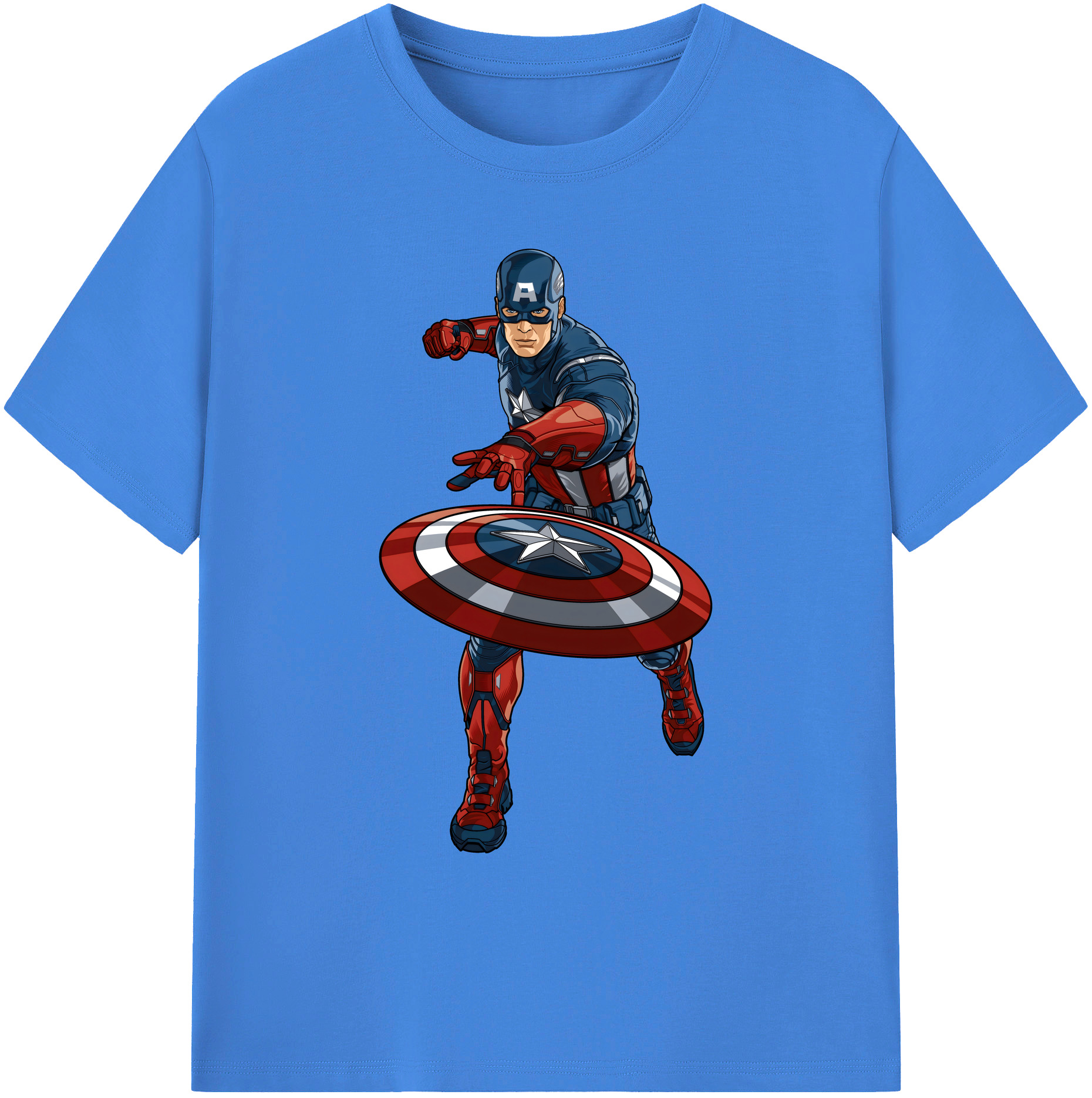 （画像用） アベンジャーズ The Avengers 綿100％ メンズ半袖Tシャツ｜肌触りやわらか＆通気性