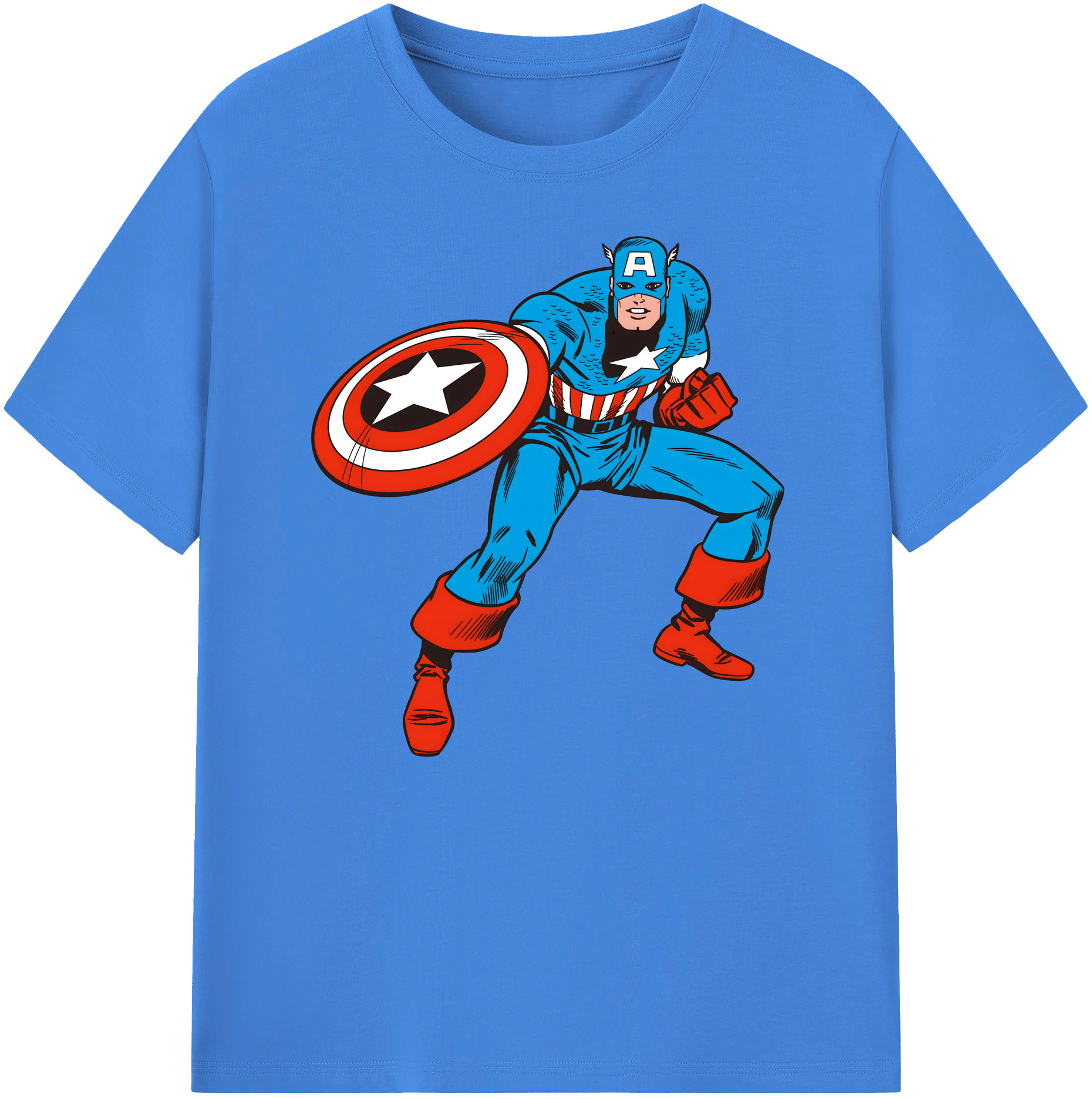 （画像用） アベンジャーズ The Avengers 綿100％ メンズ半袖Tシャツ｜肌触りやわらか＆通気性