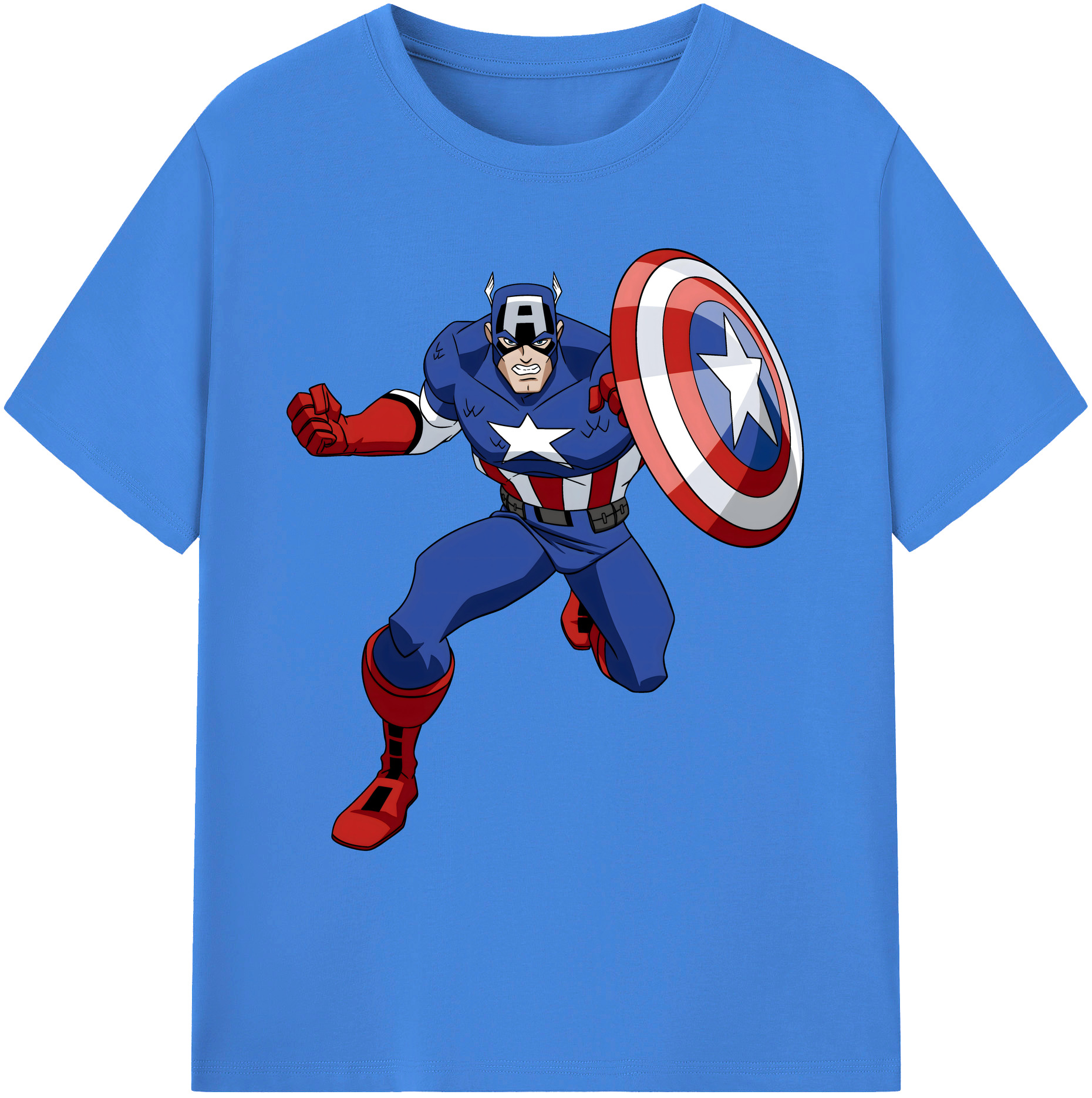 （画像用） アベンジャーズ The Avengers 綿100％ メンズ半袖Tシャツ｜肌触りやわらか＆通気性