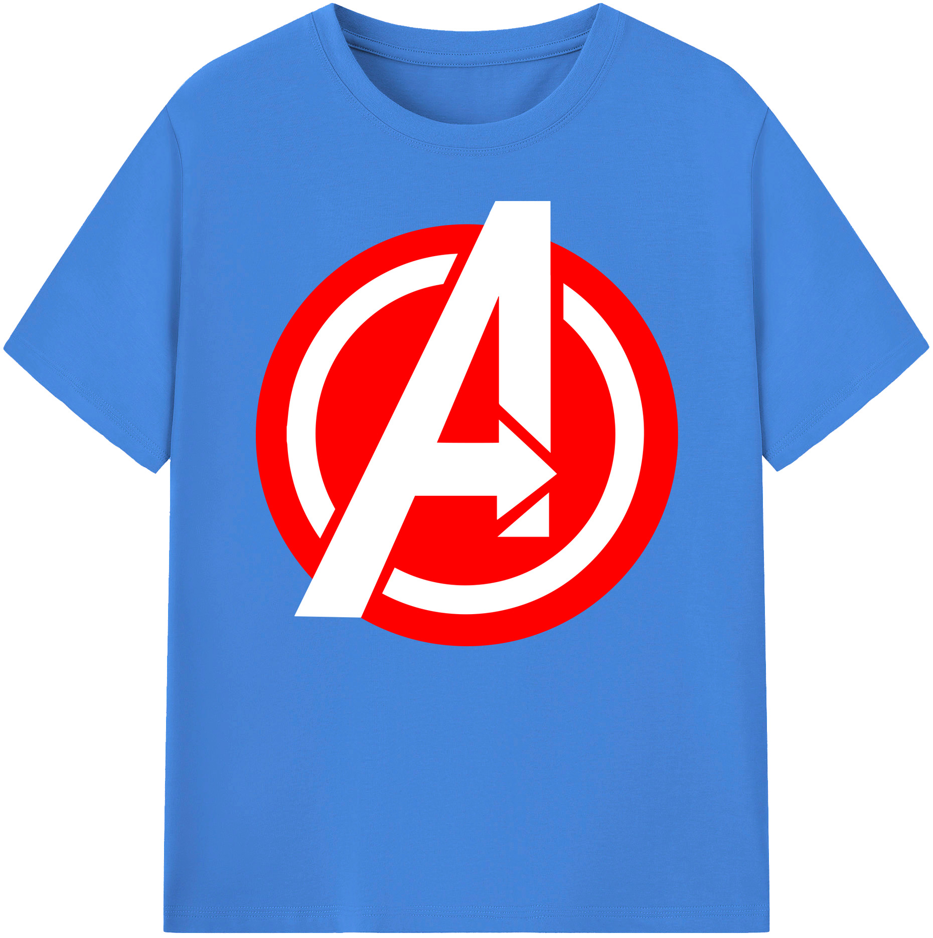 （画像用） アベンジャーズ The Avengers 綿100％ メンズ半袖Tシャツ｜肌触りやわらか＆通気性