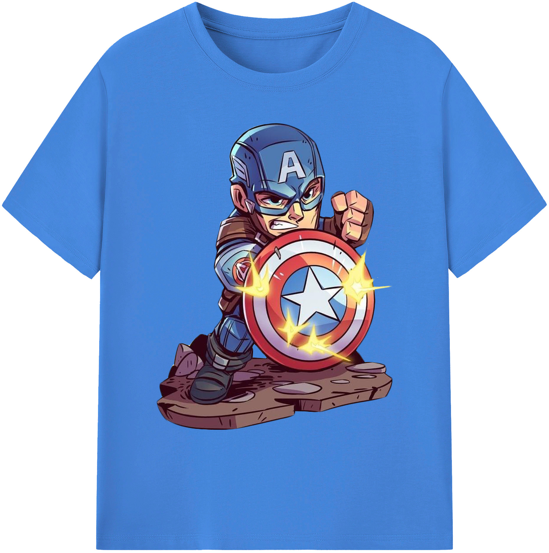 （画像用） アベンジャーズ The Avengers 綿100％ メンズ半袖Tシャツ｜肌触りやわらか＆通気性