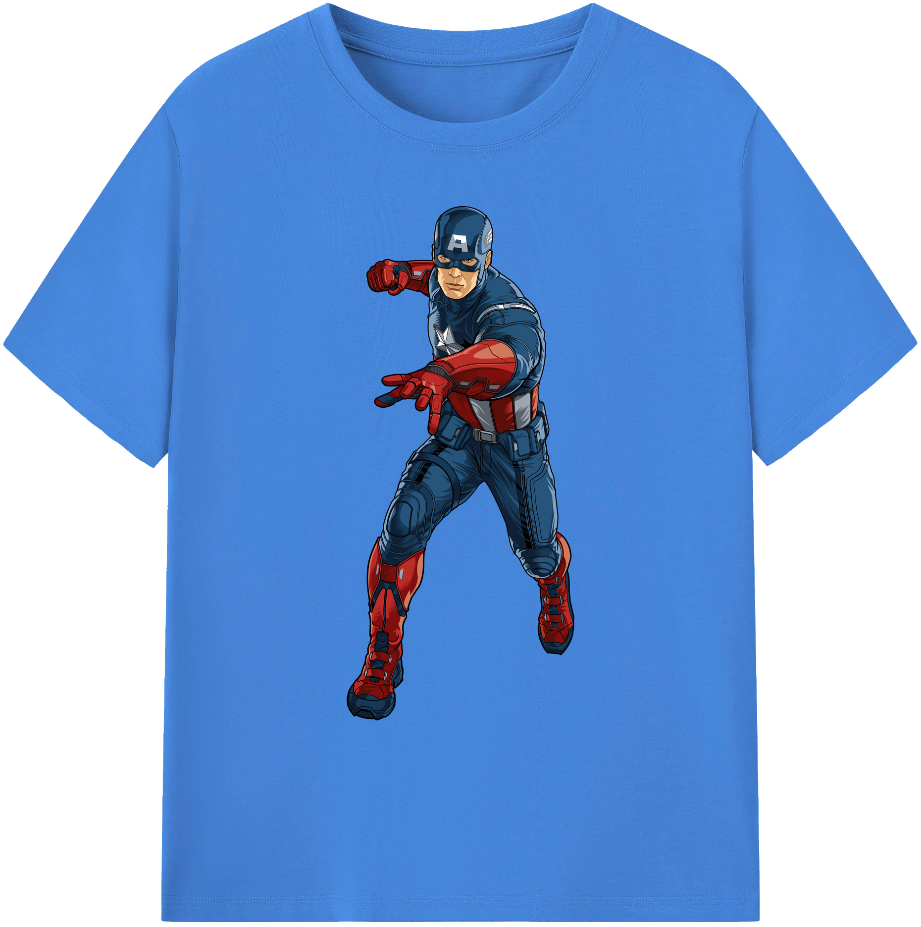 （画像用） アベンジャーズ The Avengers 綿100％ メンズ半袖Tシャツ｜肌触りやわらか＆通気性