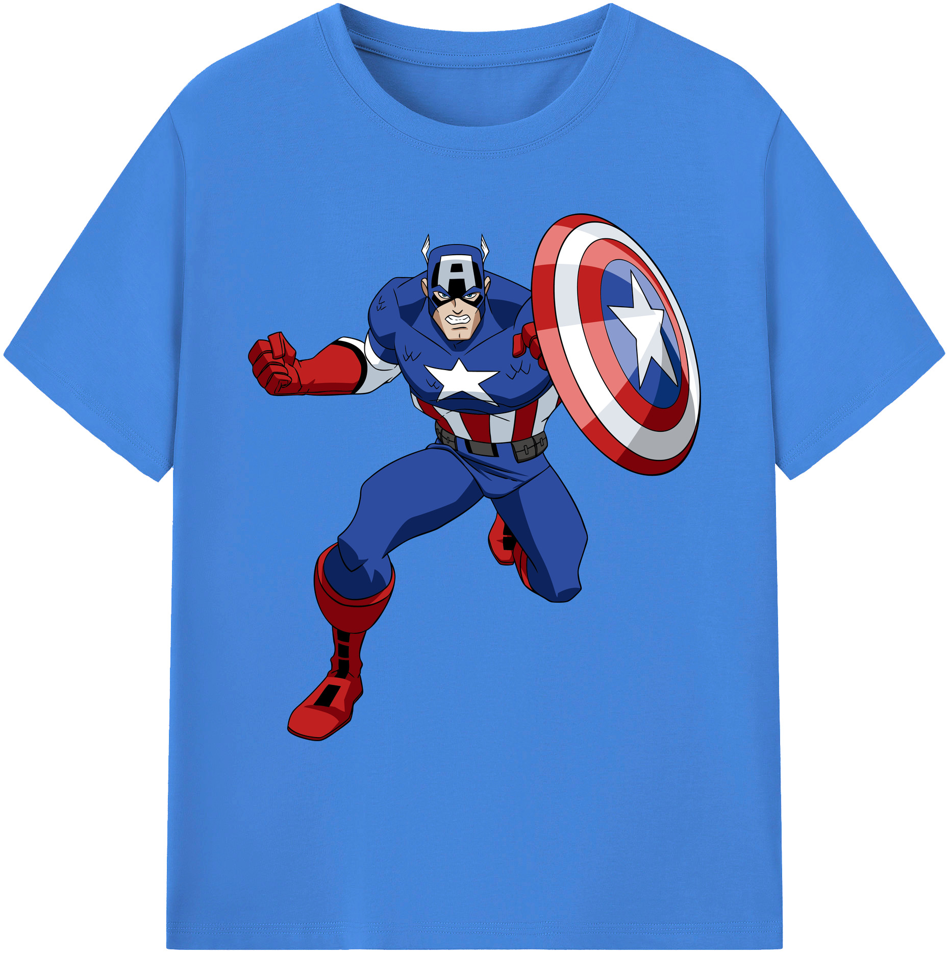 （画像用） アベンジャーズ The Avengers 綿100％ メンズ半袖Tシャツ｜肌触りやわらか＆通気性