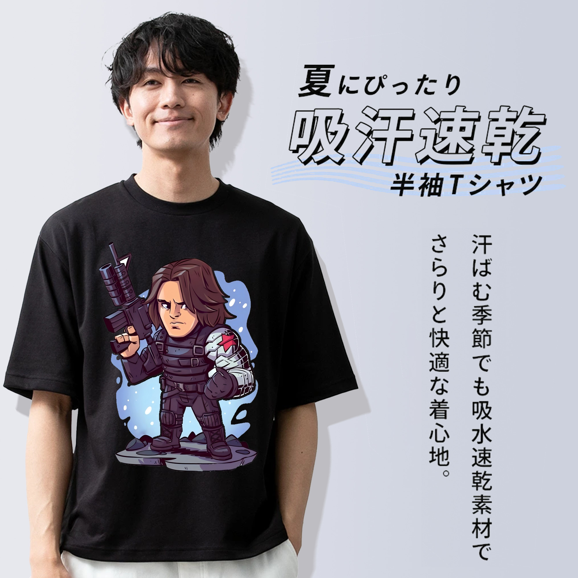アベンジャーズ The Avengers 綿100％ メンズ半袖Tシャツ｜肌触りやわらか＆通気性