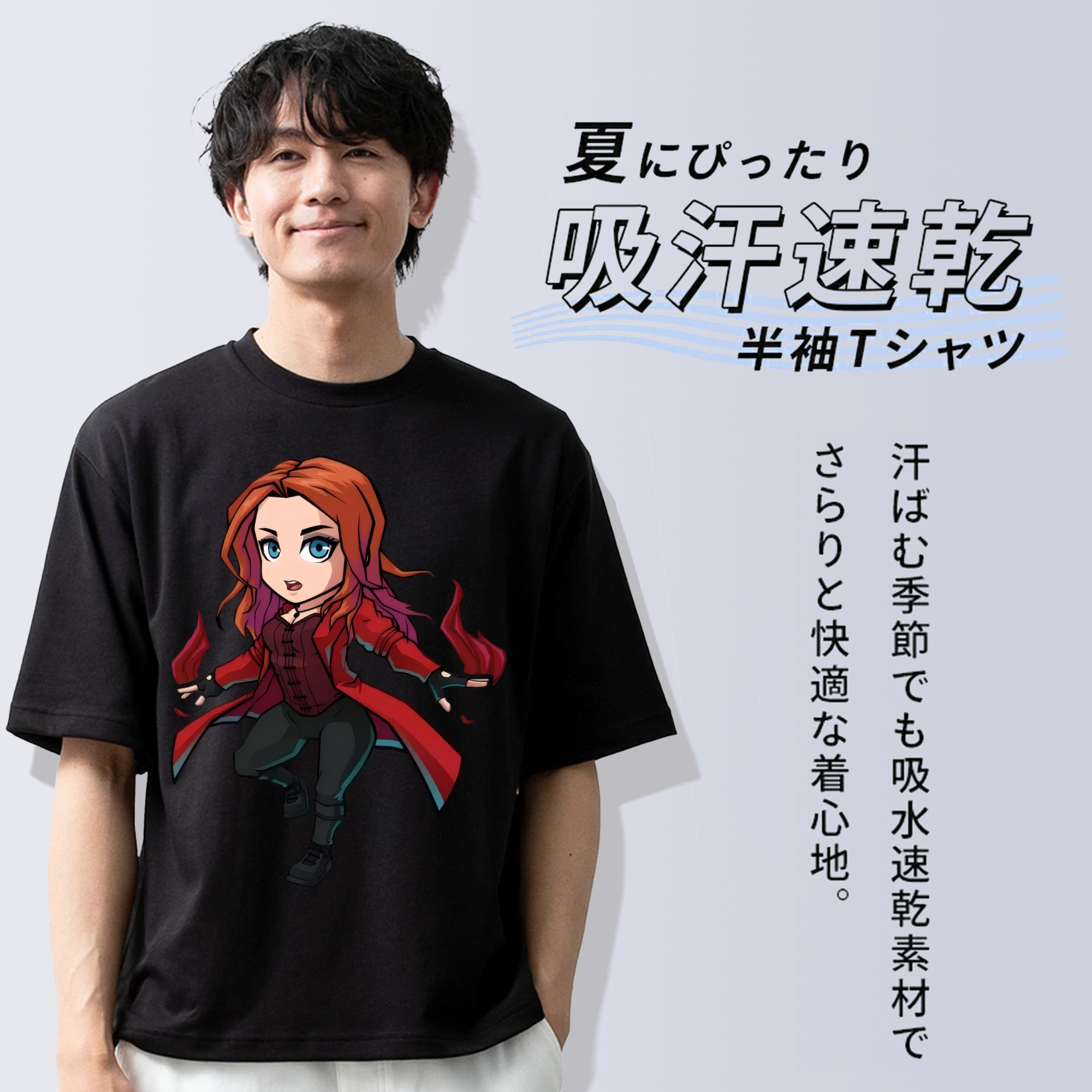 アベンジャーズ The Avengers 綿100％ メンズ半袖Tシャツ｜肌触りやわらか＆通気性