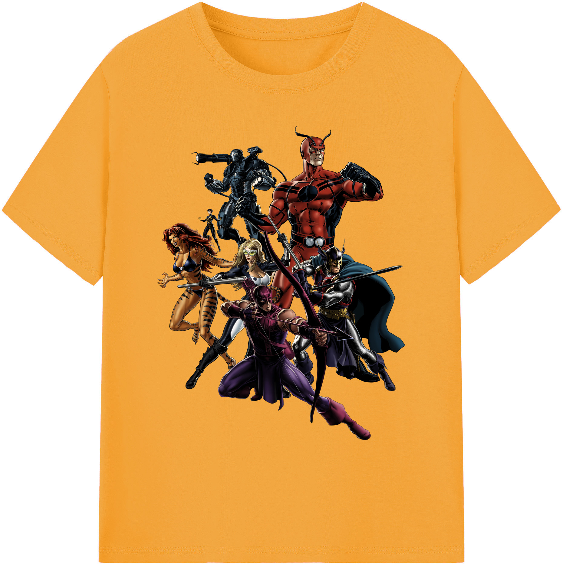 （画像用） アベンジャーズ The Avengers 綿100％ メンズ半袖Tシャツ｜肌触りやわらか＆通気性