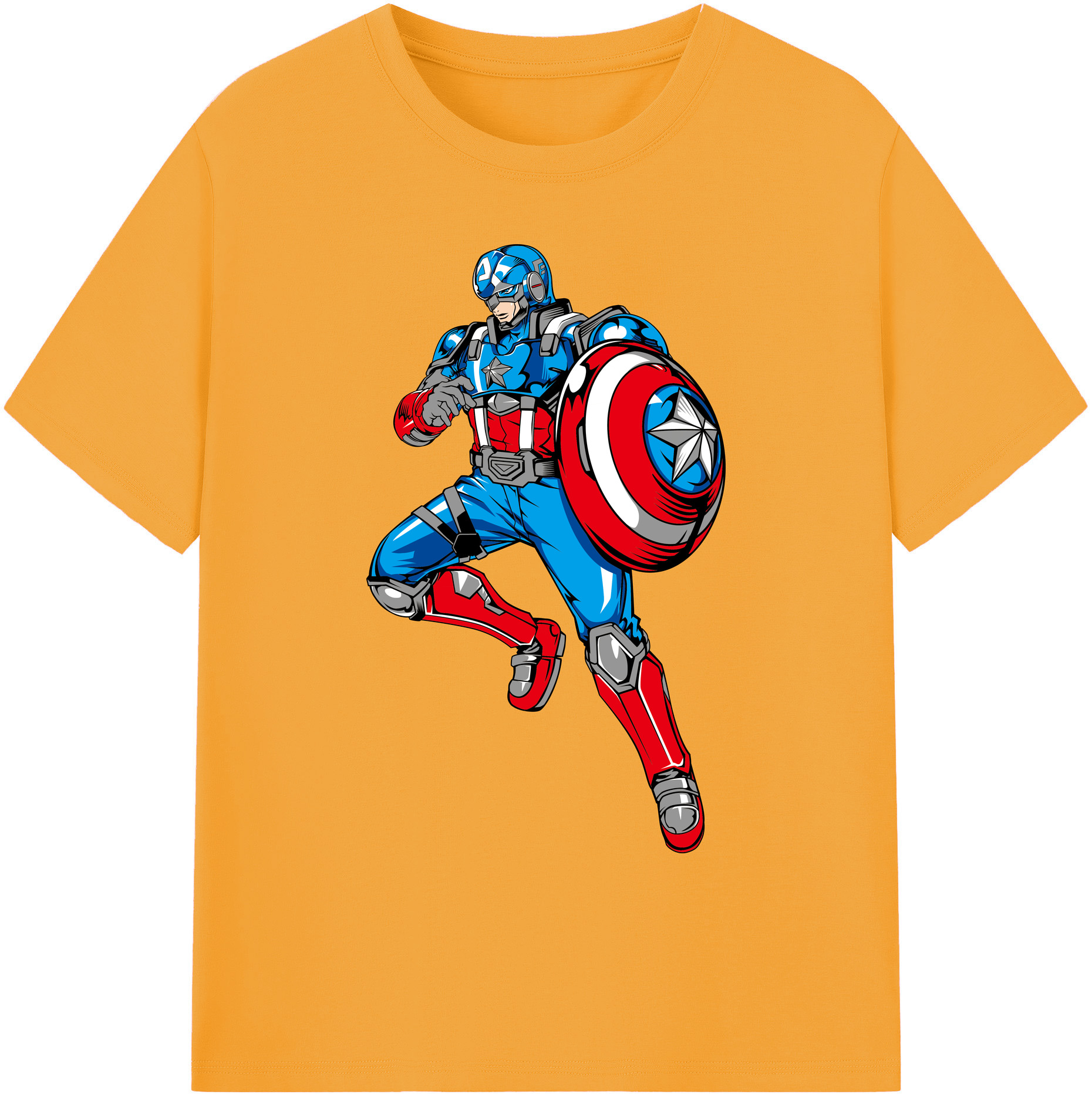 （画像用） アベンジャーズ The Avengers 綿100％ メンズ半袖Tシャツ｜肌触りやわらか＆通気性