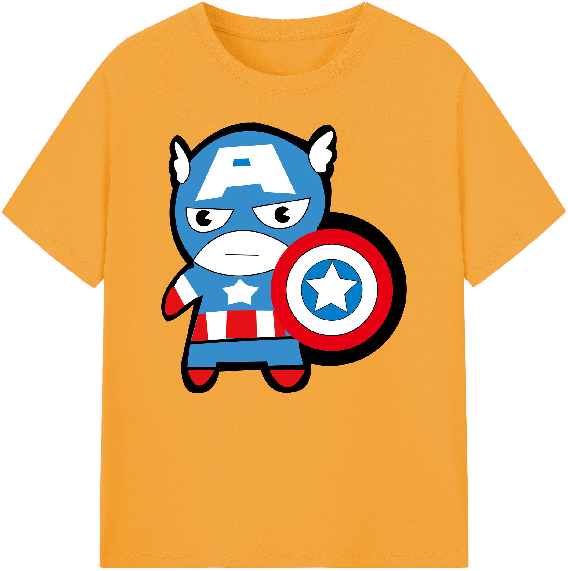 （画像用） アベンジャーズ The Avengers 綿100％ メンズ半袖Tシャツ｜肌触りやわらか＆通気性