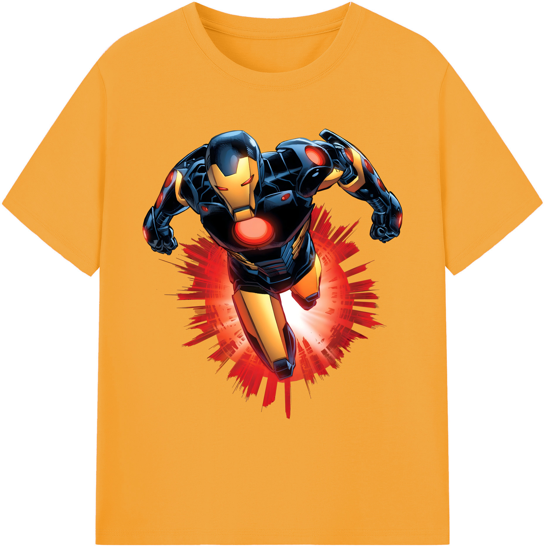 （画像用） アベンジャーズ The Avengers 綿100％ メンズ半袖Tシャツ｜肌触りやわらか＆通気性