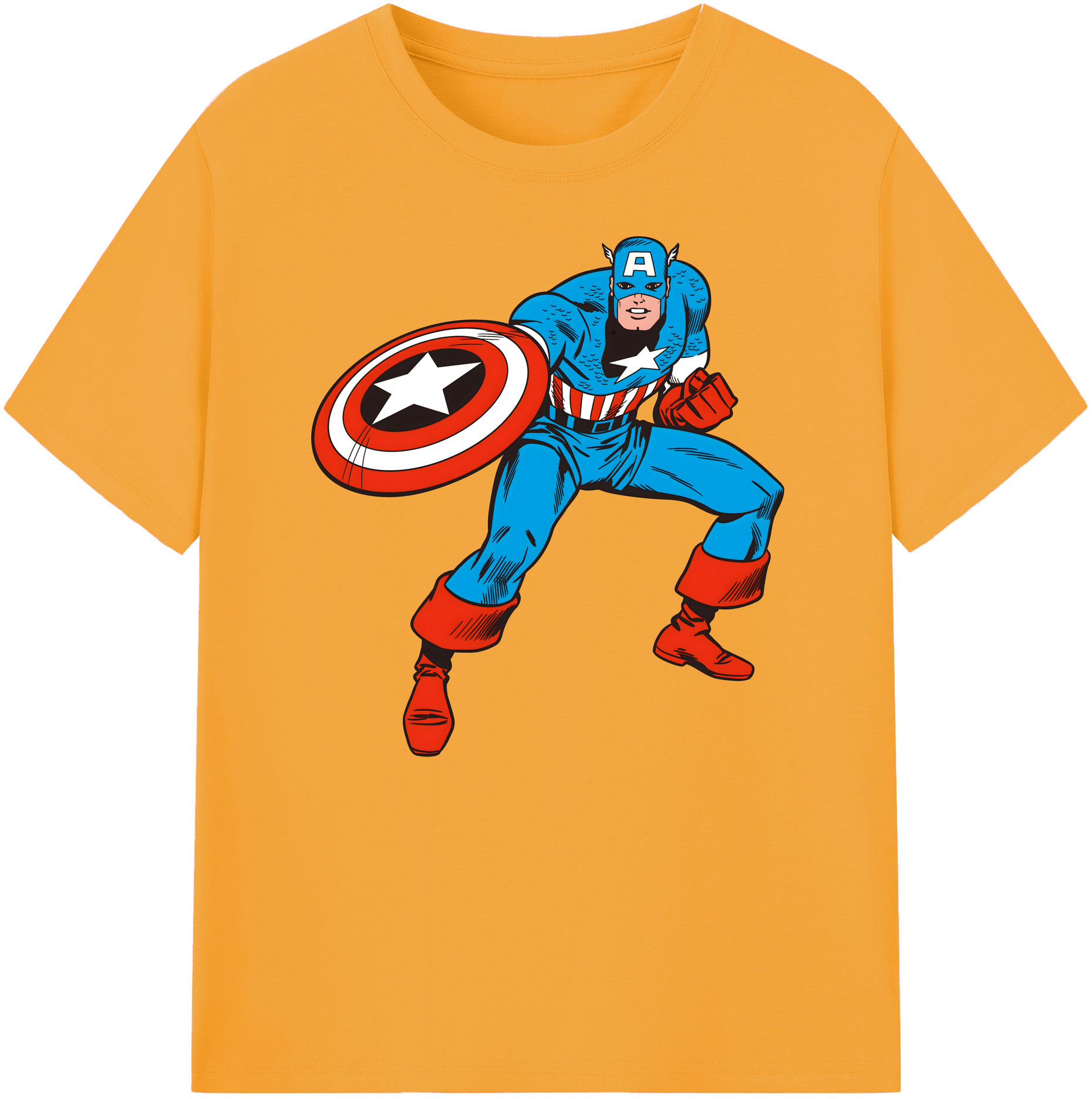 （画像用） アベンジャーズ The Avengers 綿100％ メンズ半袖Tシャツ｜肌触りやわらか＆通気性