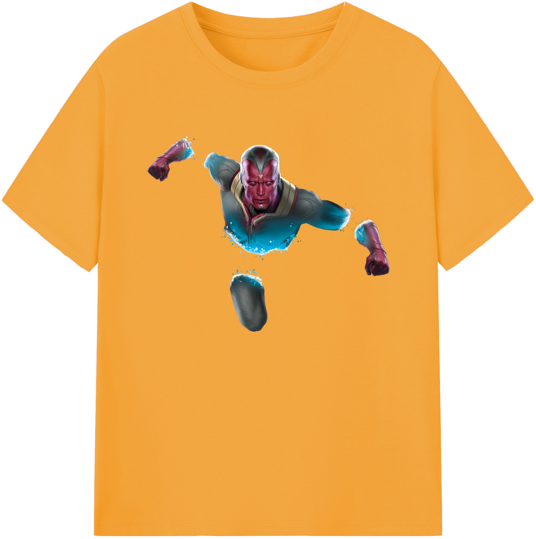 （画像用） アベンジャーズ The Avengers 綿100％ メンズ半袖Tシャツ｜肌触りやわらか＆通気性