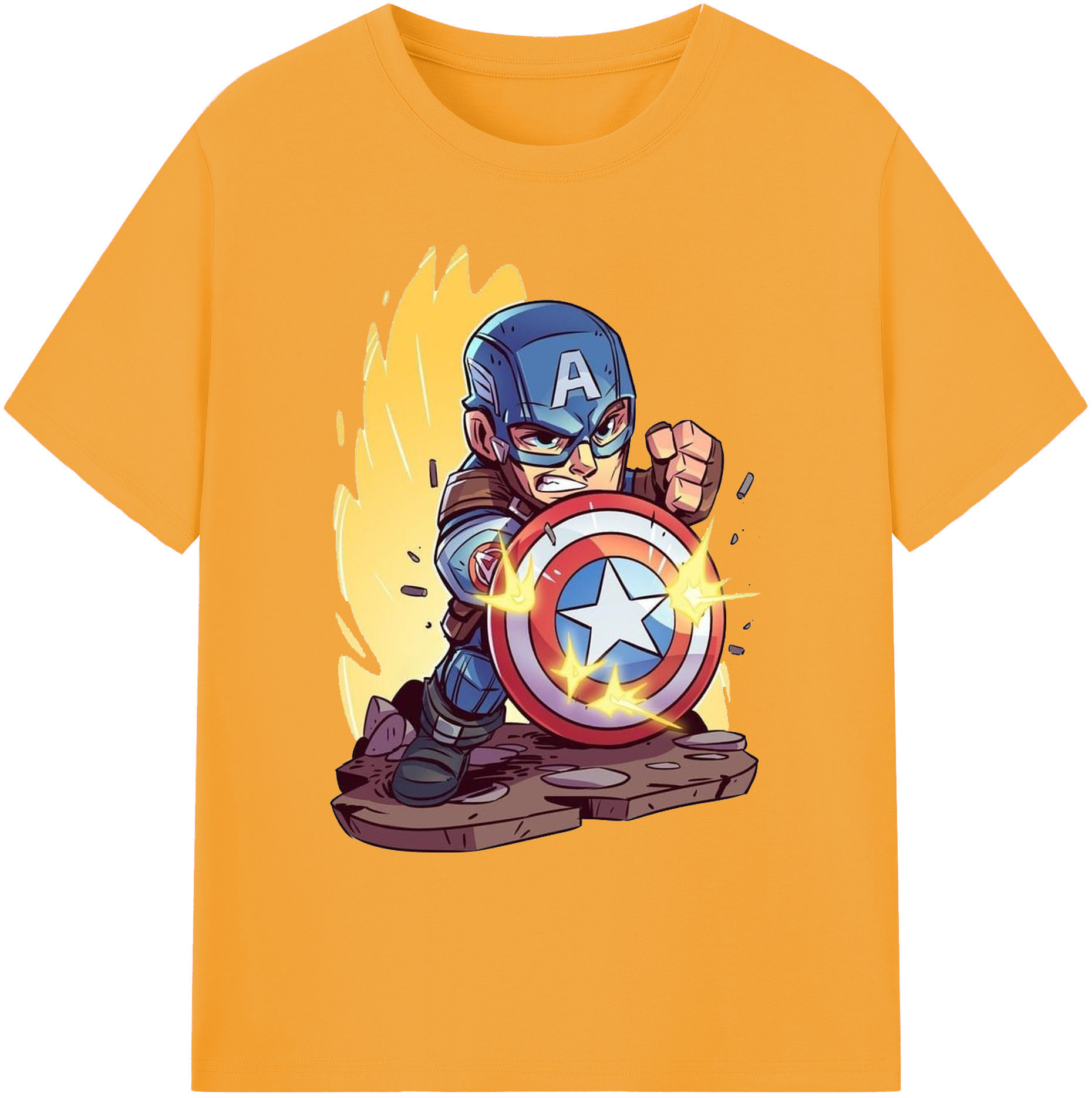 （画像用） アベンジャーズ The Avengers 綿100％ メンズ半袖Tシャツ｜肌触りやわらか＆通気性