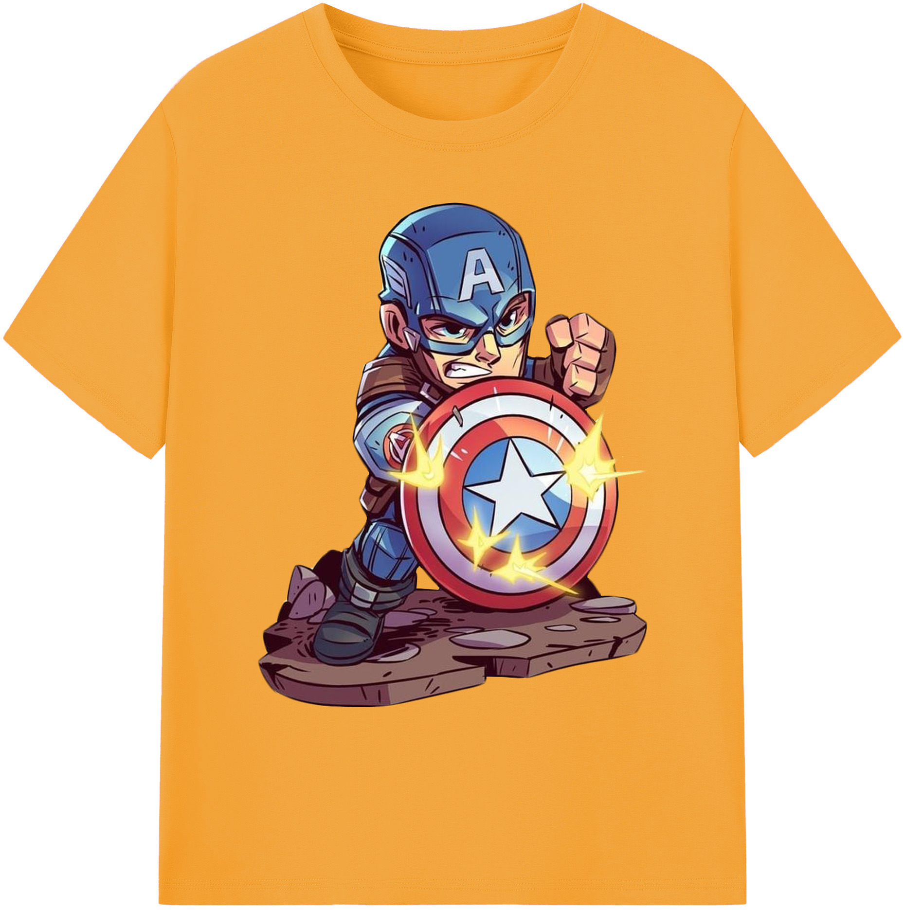 （画像用） アベンジャーズ The Avengers 綿100％ メンズ半袖Tシャツ｜肌触りやわらか＆通気性