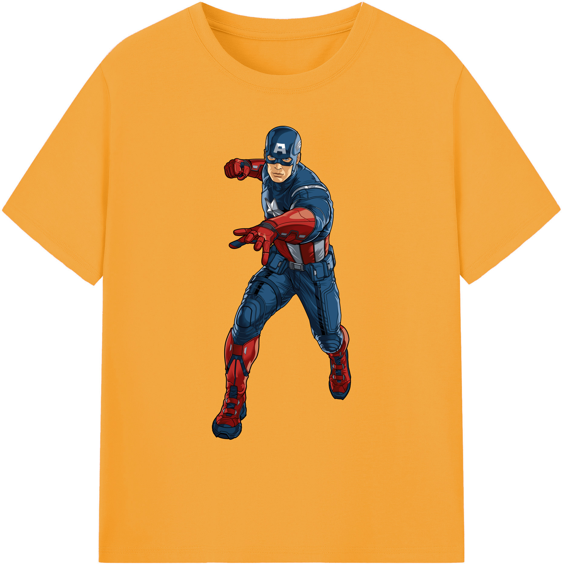 （画像用） アベンジャーズ The Avengers 綿100％ メンズ半袖Tシャツ｜肌触りやわらか＆通気性
